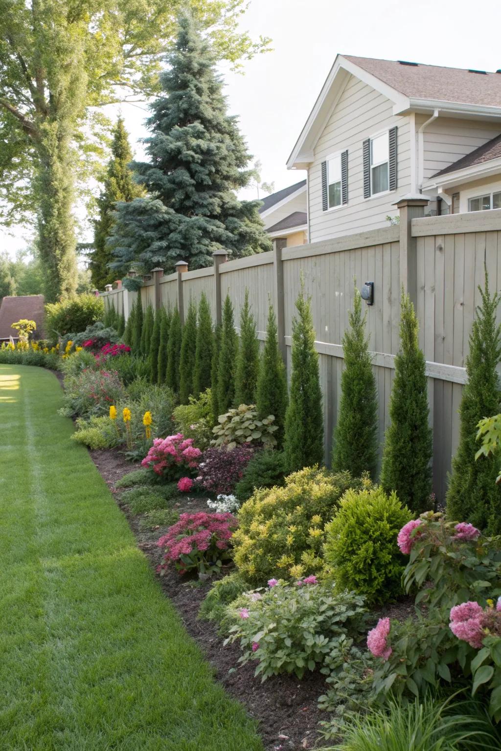 Backyard Fence Line Landscaping Ideas: Boost Curb Appeal Easily