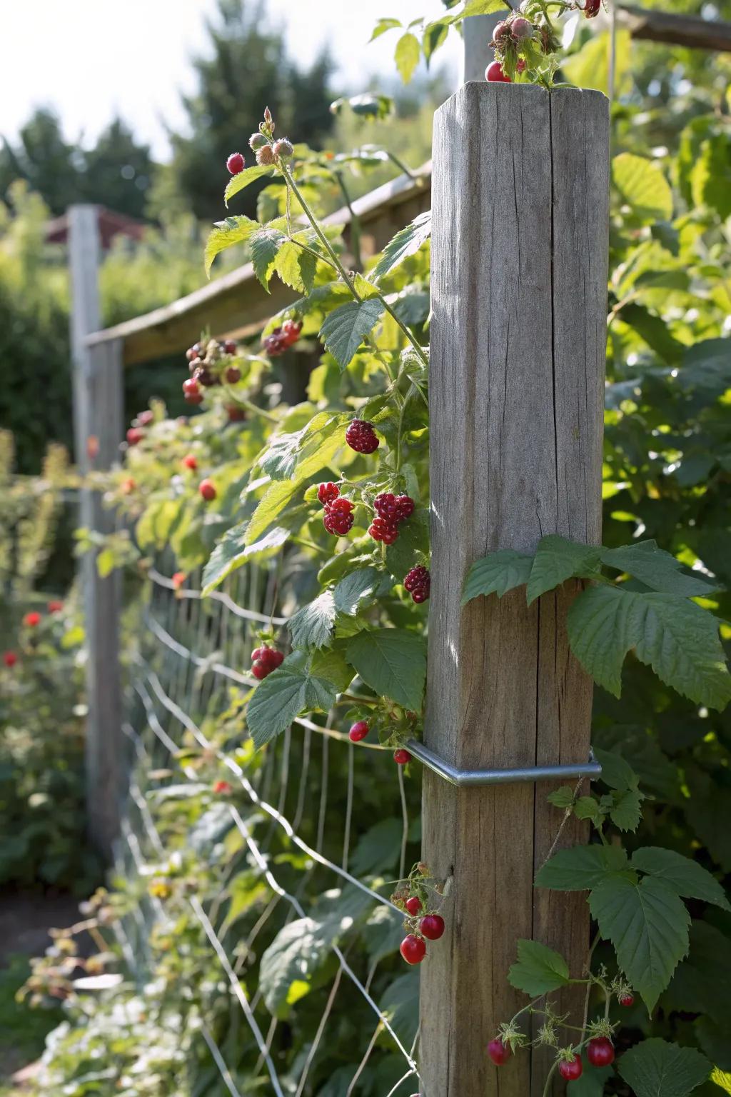 Berry String Trellis 16+ Berry Trellis Ideas: Grow Juicy Berries in Small Spaces