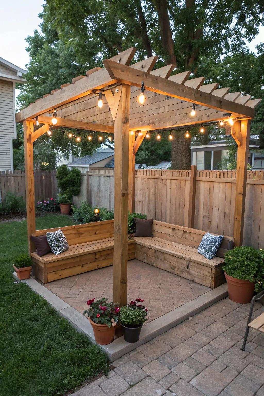 20+ Corner Pergola Ideas: Transform Your Unused Space Into a Relaxing ...