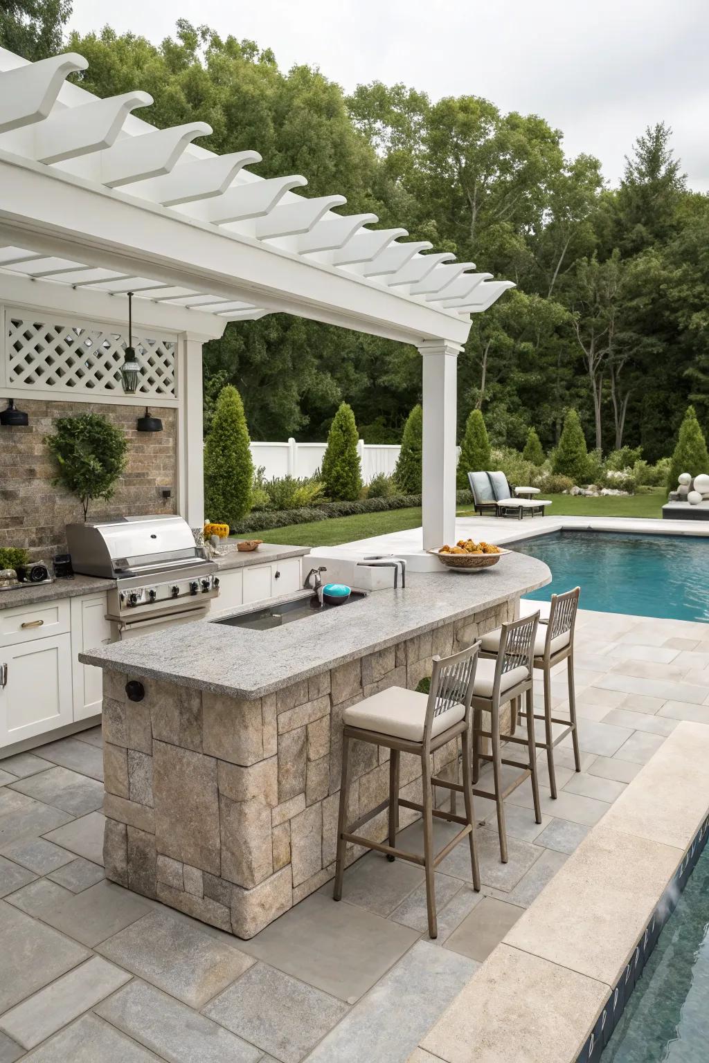 Cooking Pool Pool Kitchen Ideas: Upgrade Your Outdoor Space With Smart Solutions