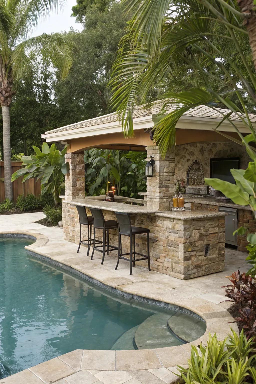 8+ Pool With Bar Ideas: Entertain Friends All Summer Long