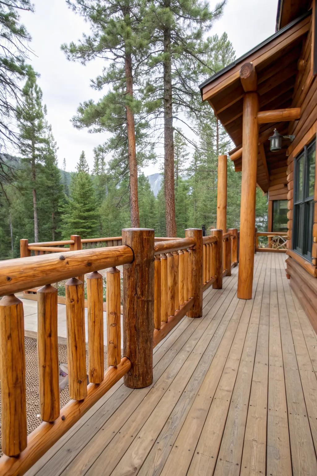 Rustic Deck Railing Ideas: Create a Warm, Inviting Outdoor Space