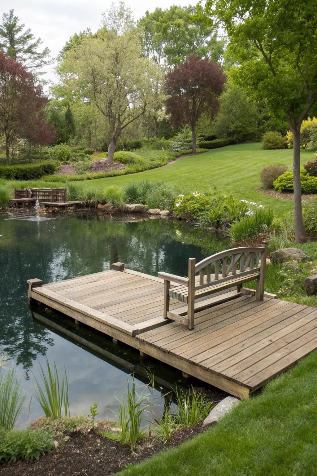 17+ Small Pond Dock Ideas: Create a Relaxing Spot in Your Backyard