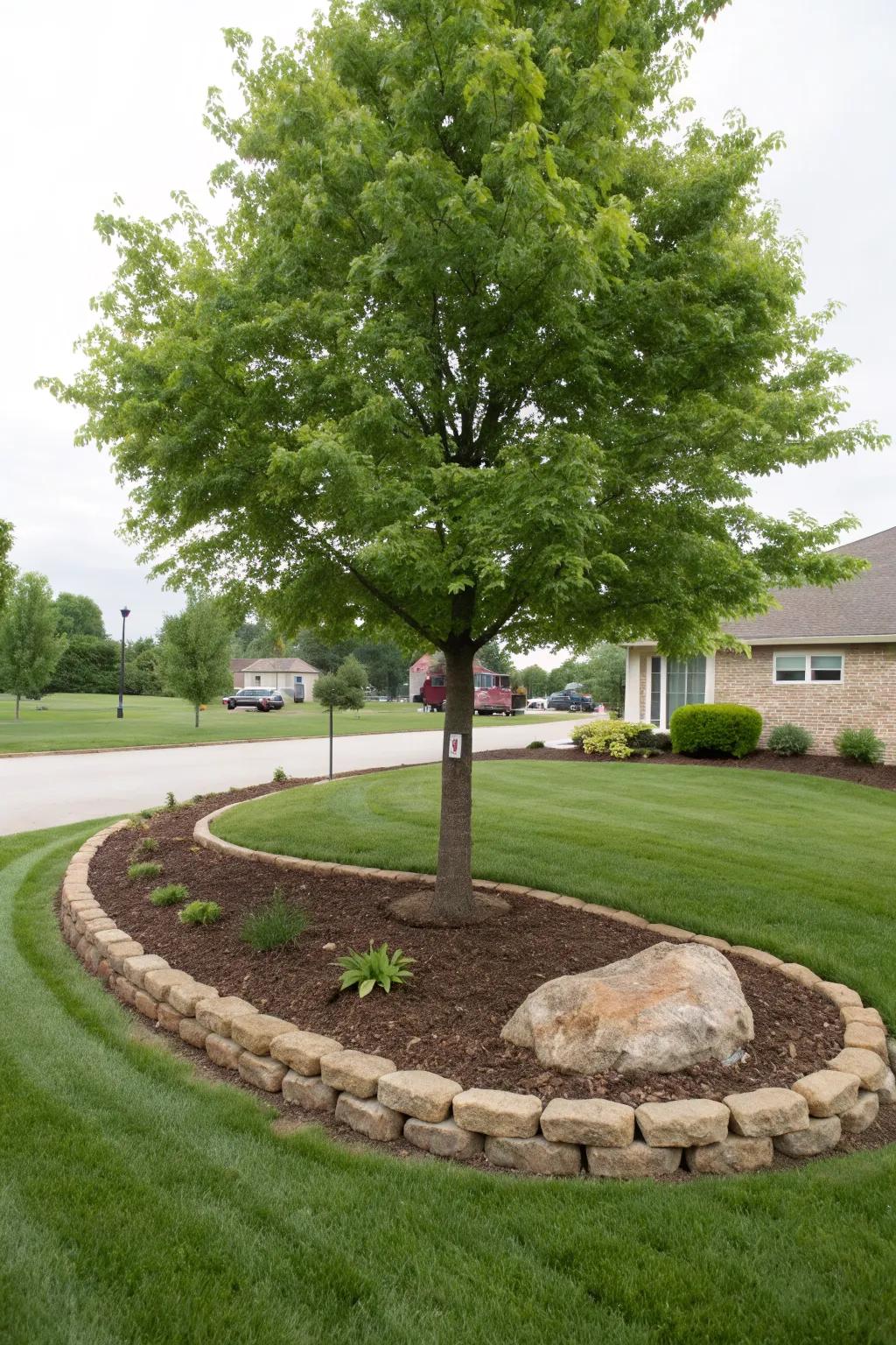 Tree Island Landscaping Ideas: Create a Tranquil Backyard Retreat