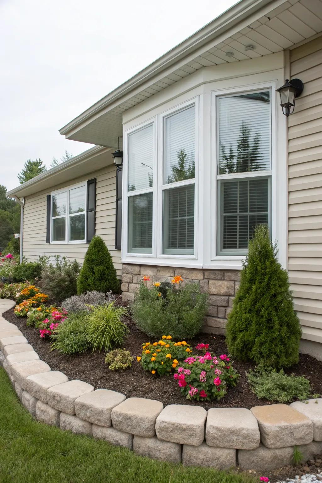 Under Front Window Landscaping: Boost Your Home's Curb Appeal Today