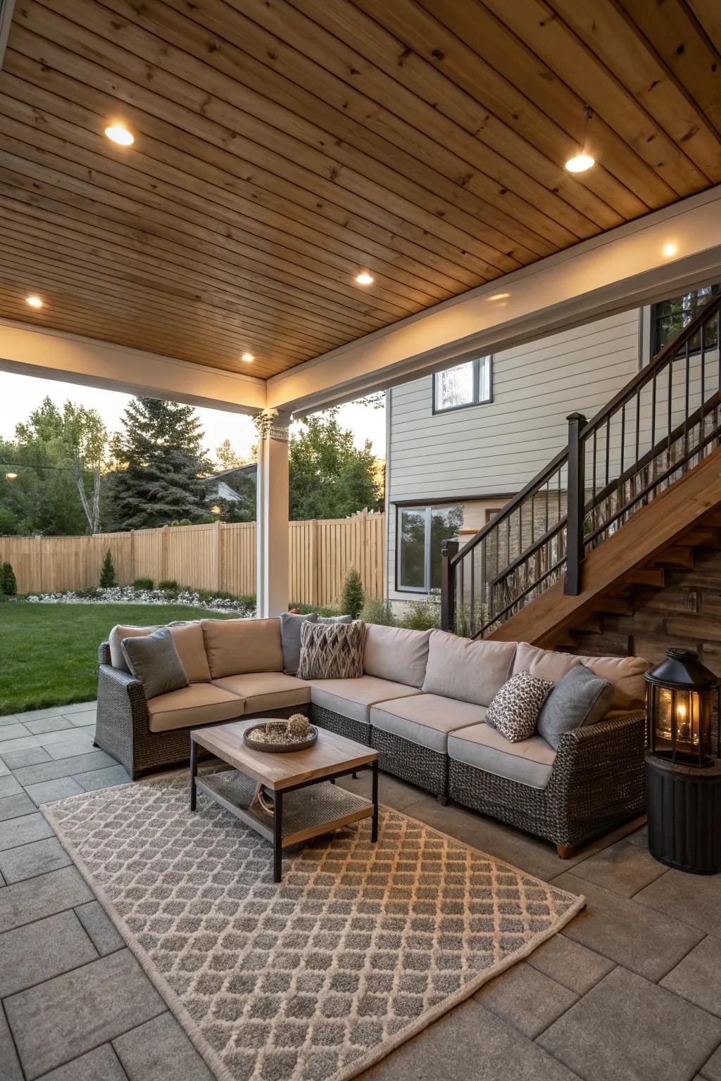 Walkout Basement Patio Below Deck Ideas: Refresh Your Outdoor Space Now