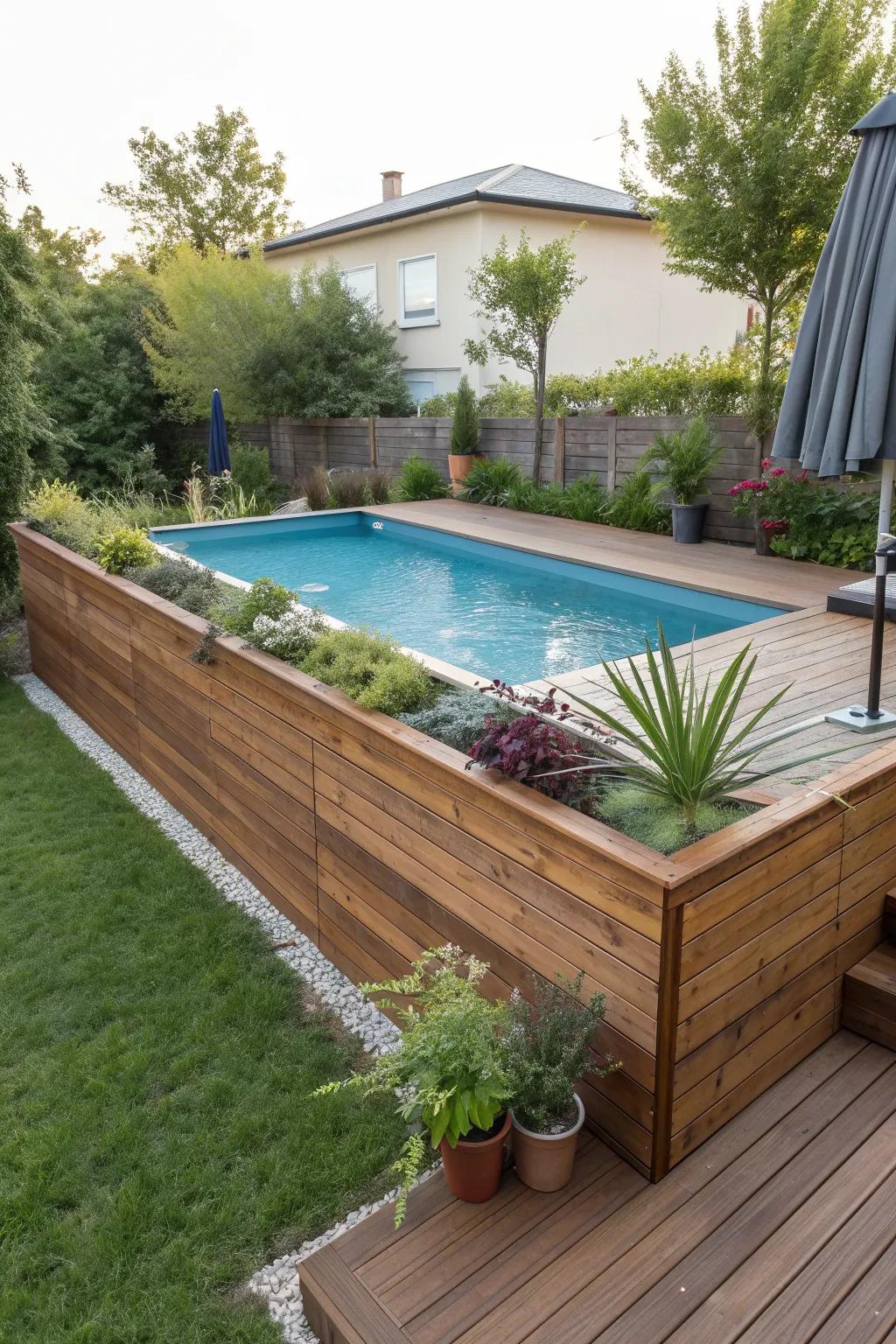 10+ Above Ground Pool Surround Ideas: Transform Your Backyard Space