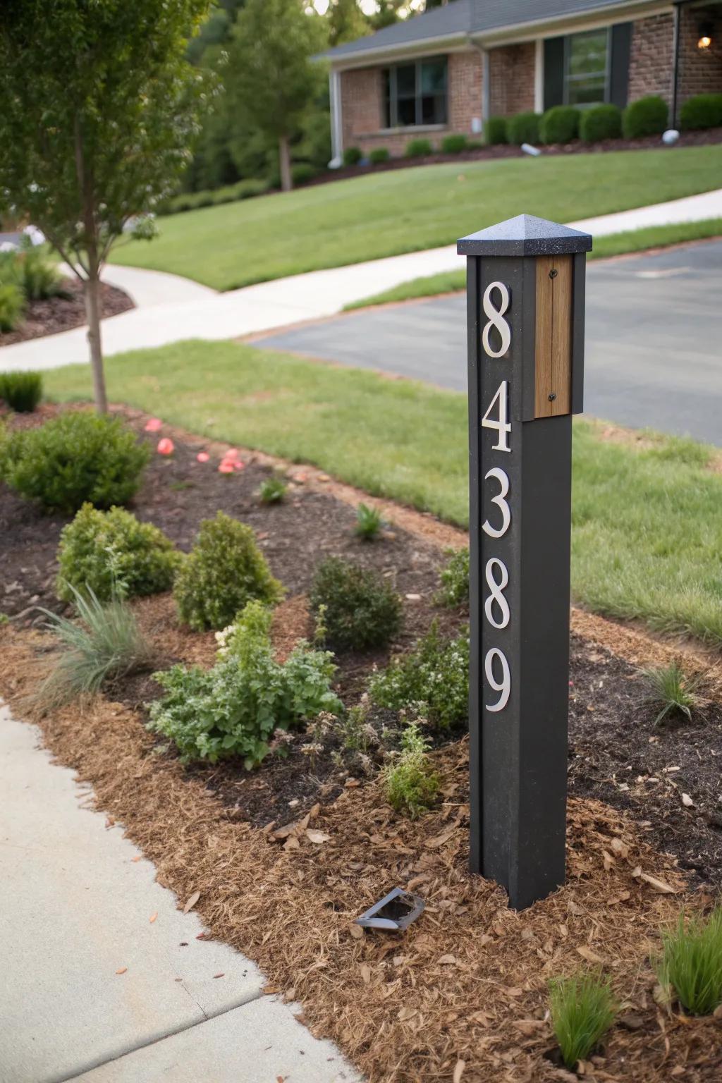 House Number Post Ideas: Stand Out With Unique Curb Appeal