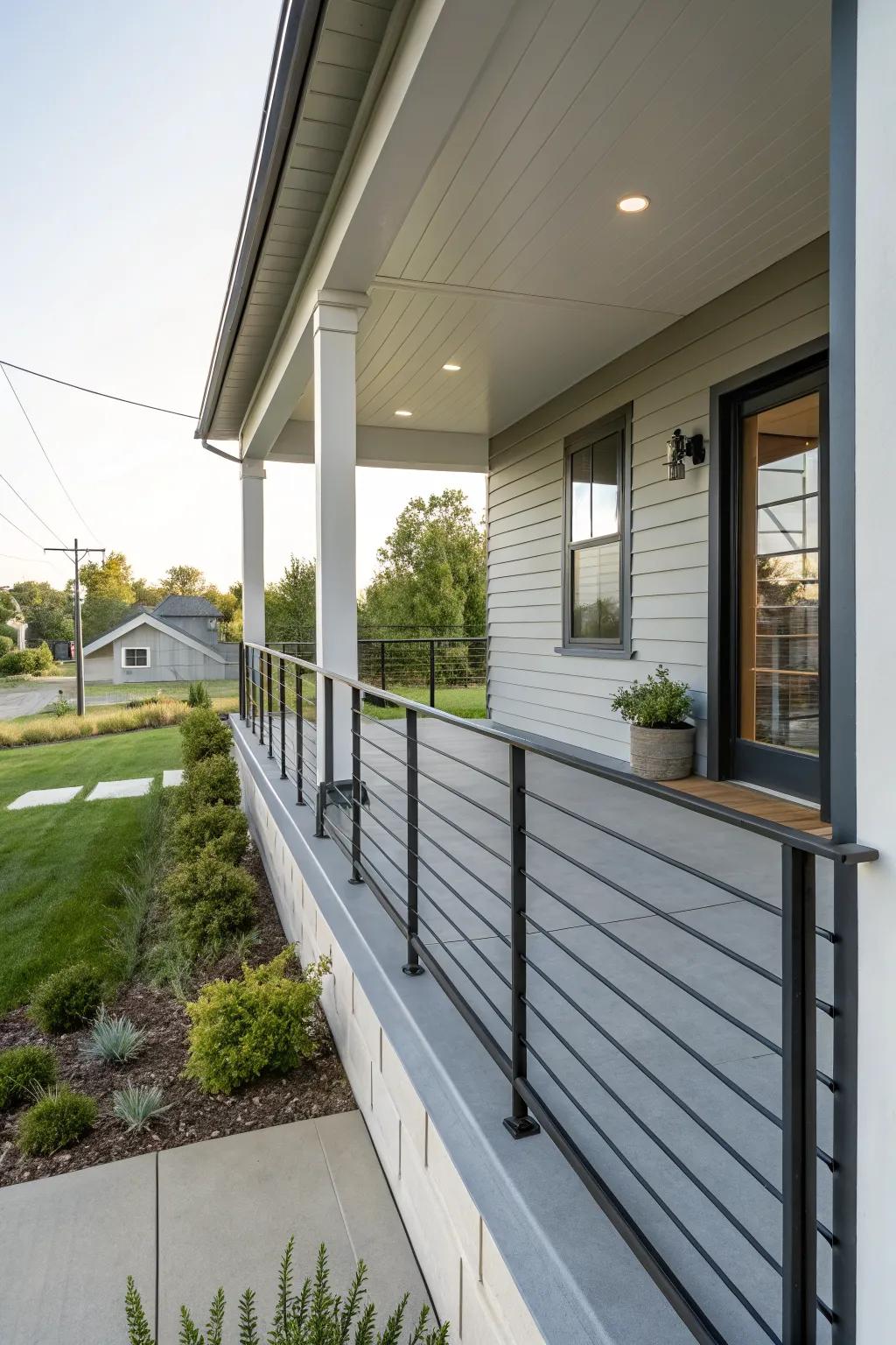 Metal Front Porch Railing Ideas: Upgrade Your Entryway Style