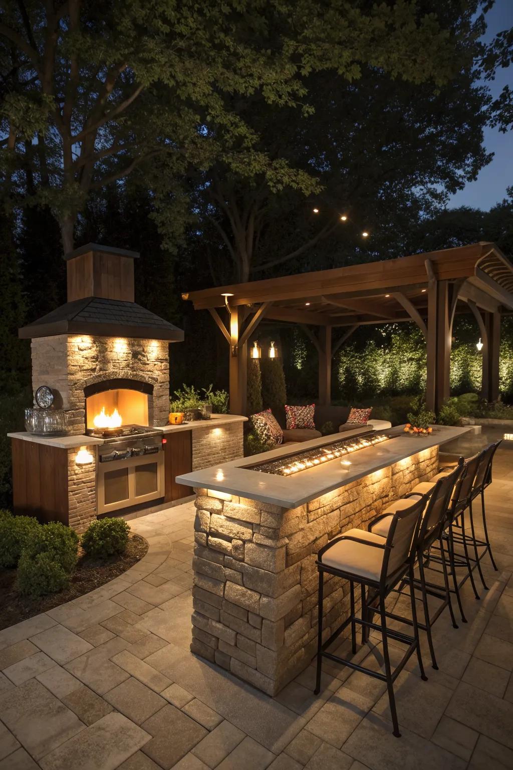 Outdoor Kitchen Bar Ideas: Entertain Friends and Family Outside