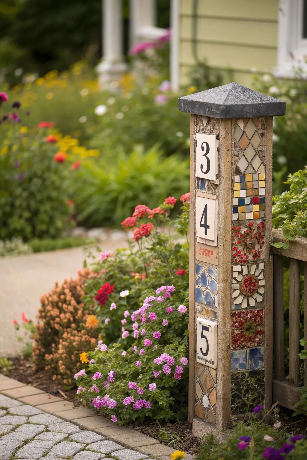 House Number Post Ideas: Stand Out With Unique Curb Appeal