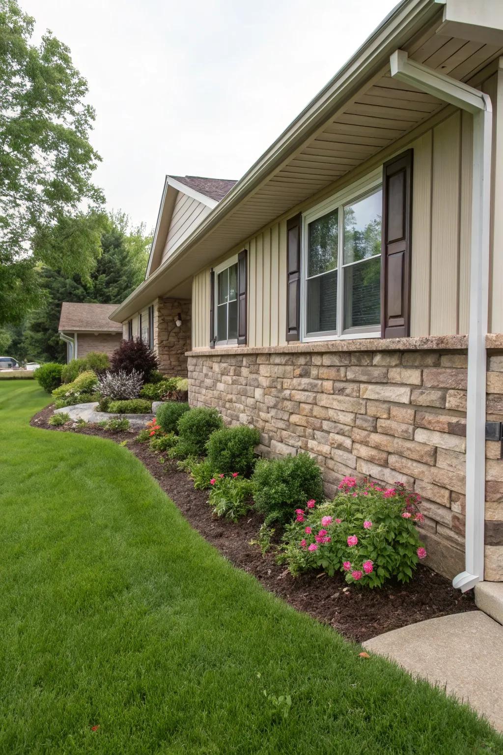 Faux Stone House Skirtingnull