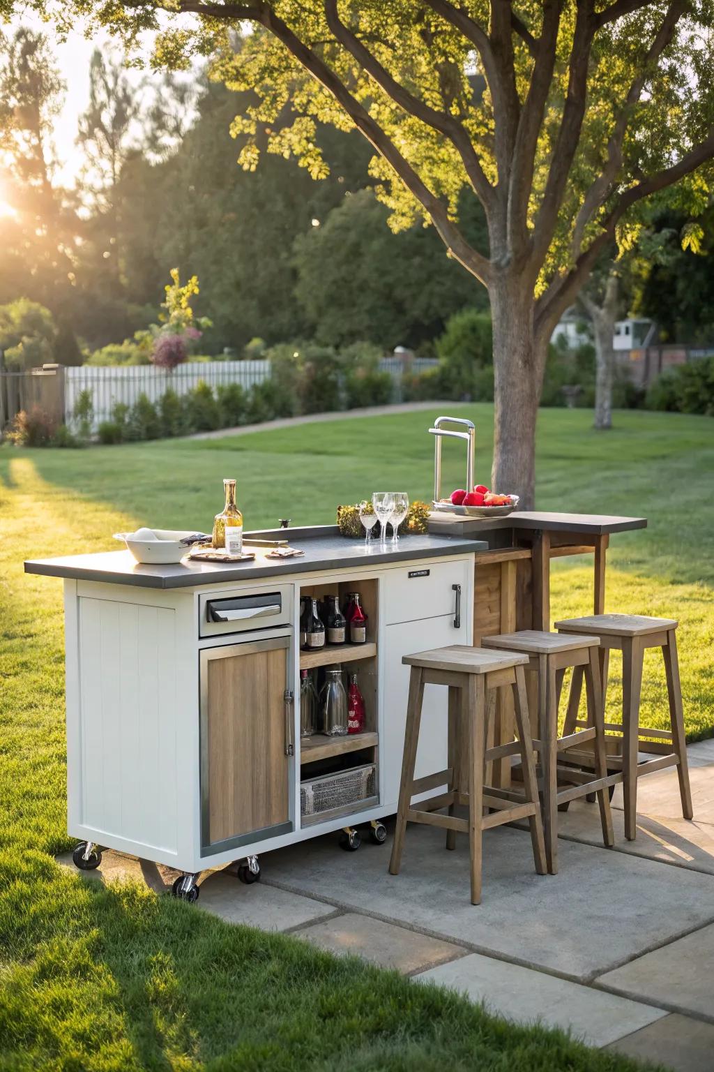 Outdoor Kitchen Bar Ideas: Entertain Friends and Family Outside
