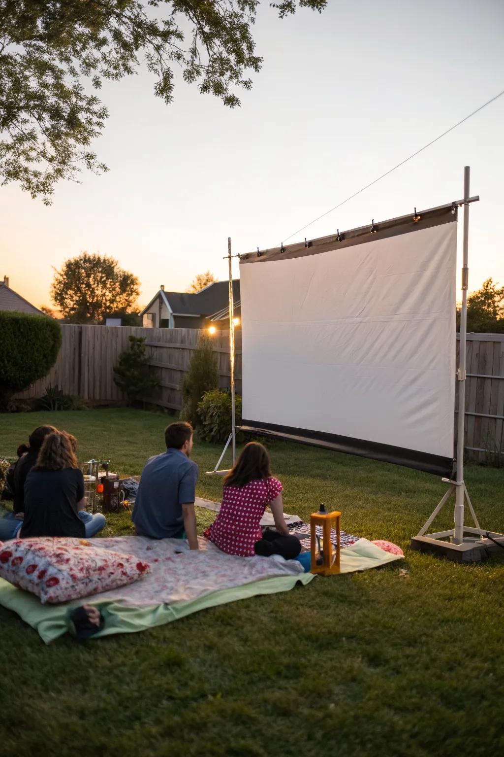 18+ Outdoor Projector Screen Ideas: Transform Your Backyard Movie Nights