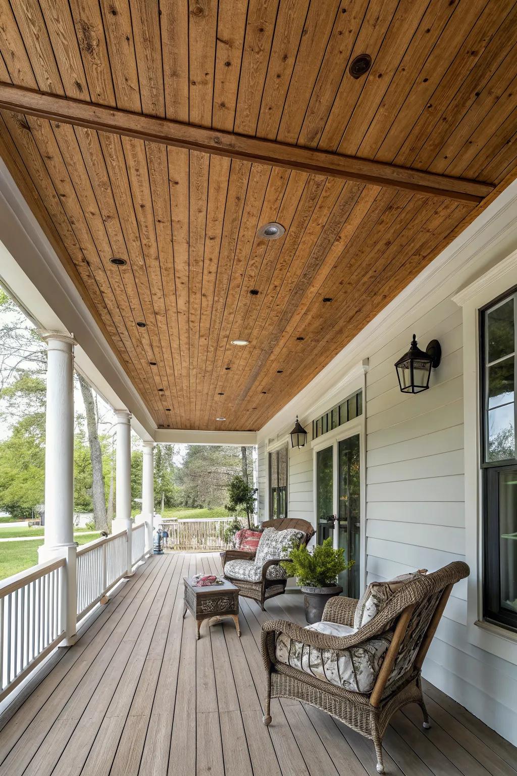 20+ Rustic Porch Ceiling Ideas: Create a Relaxing Outdoor Retreat
