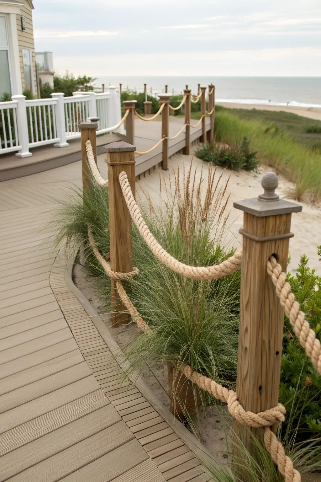 Sensory Hand Railing Composite Deck Railing Ideas for Dreamy Outdoor Spaces