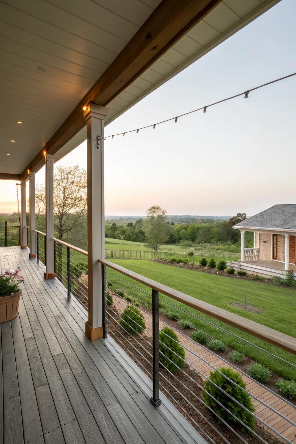 Openview Railing Farmhouse Front Porch Railing Ideas: Upgrade Your Entryway Style