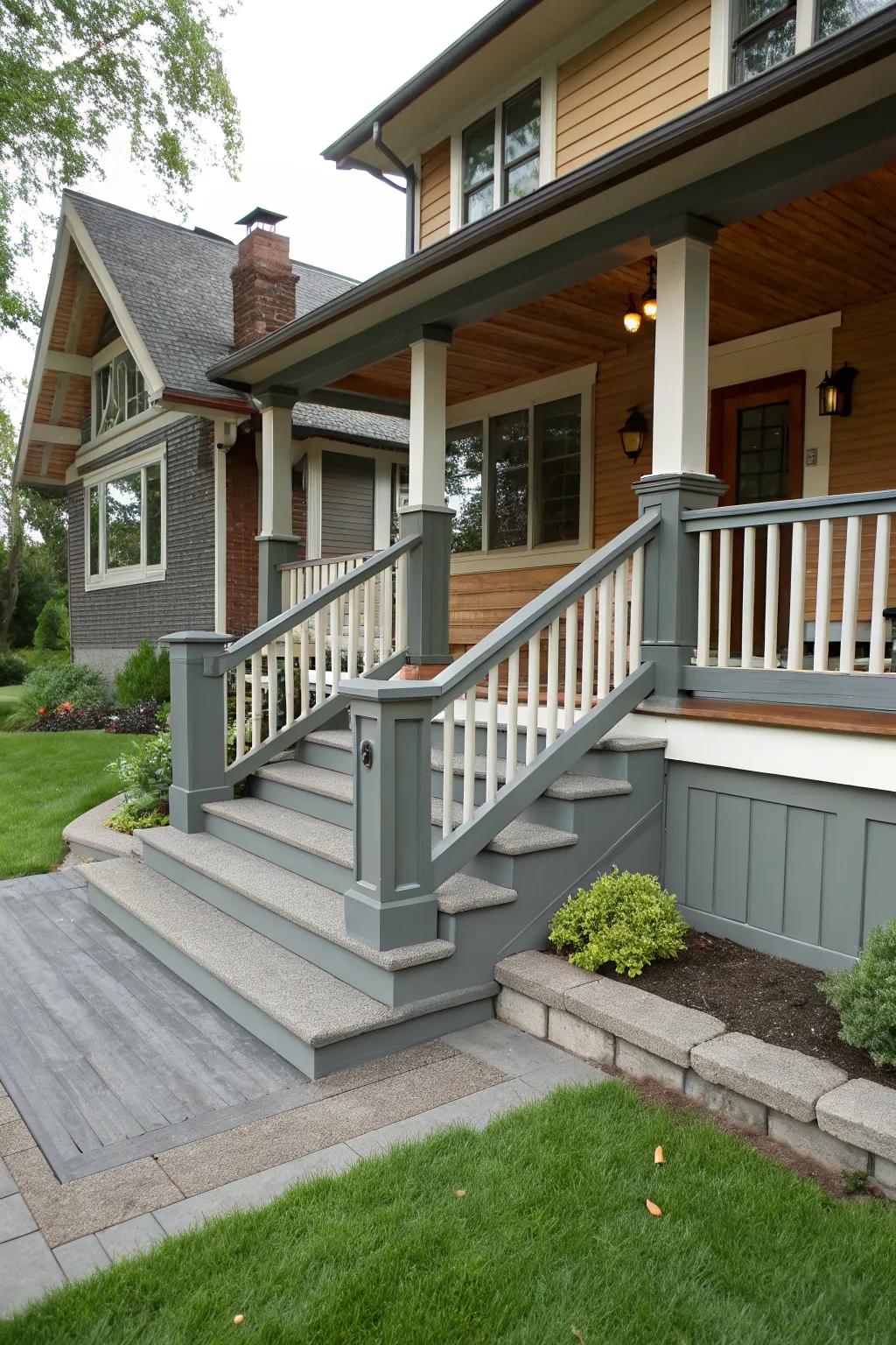Front Porch Stair Railing Ideas: Boost Your Curb Appeal Today