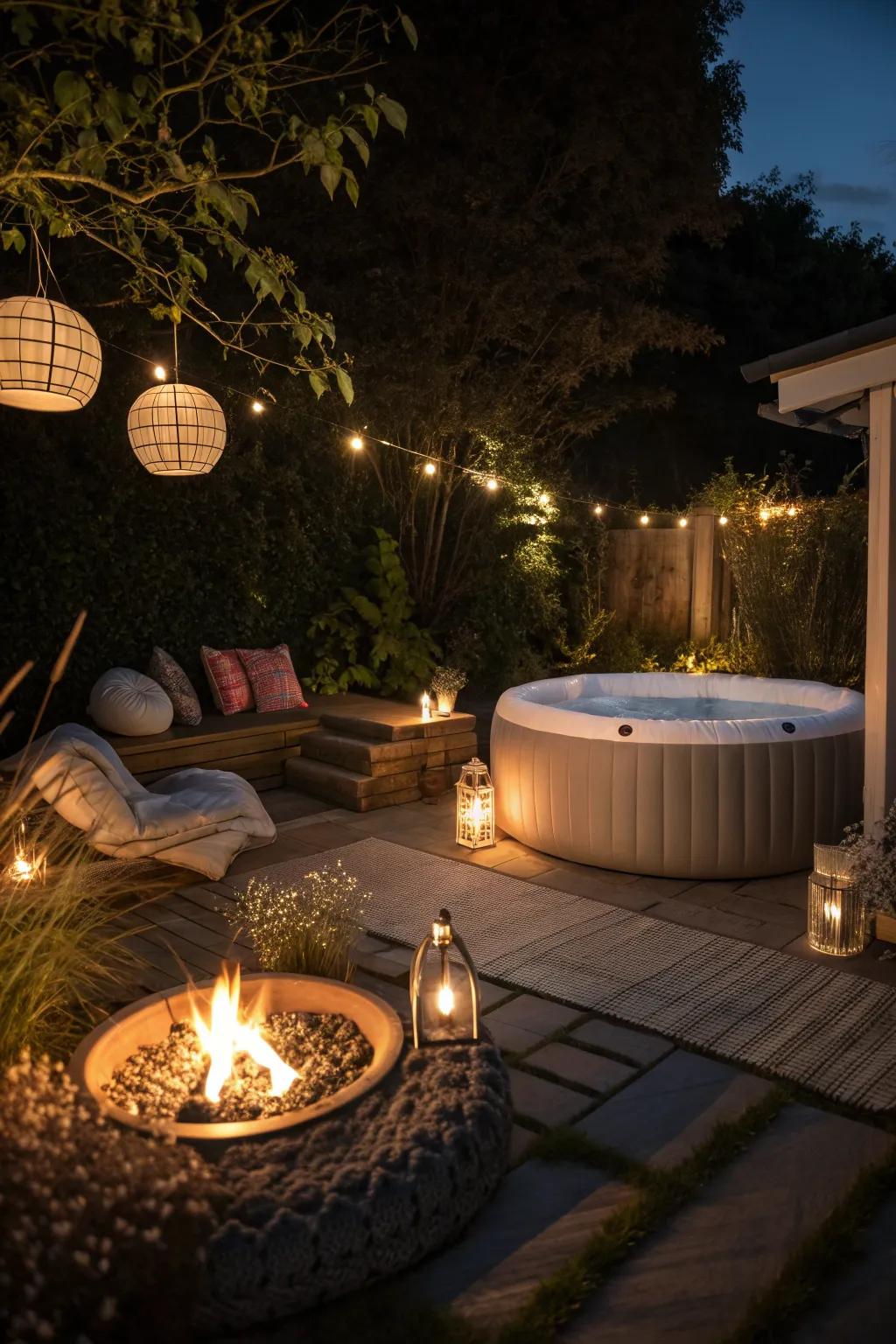 11+ Inflatable Hot Tub Backyard Ideas: Relax in Your Own Outdoor Oasis