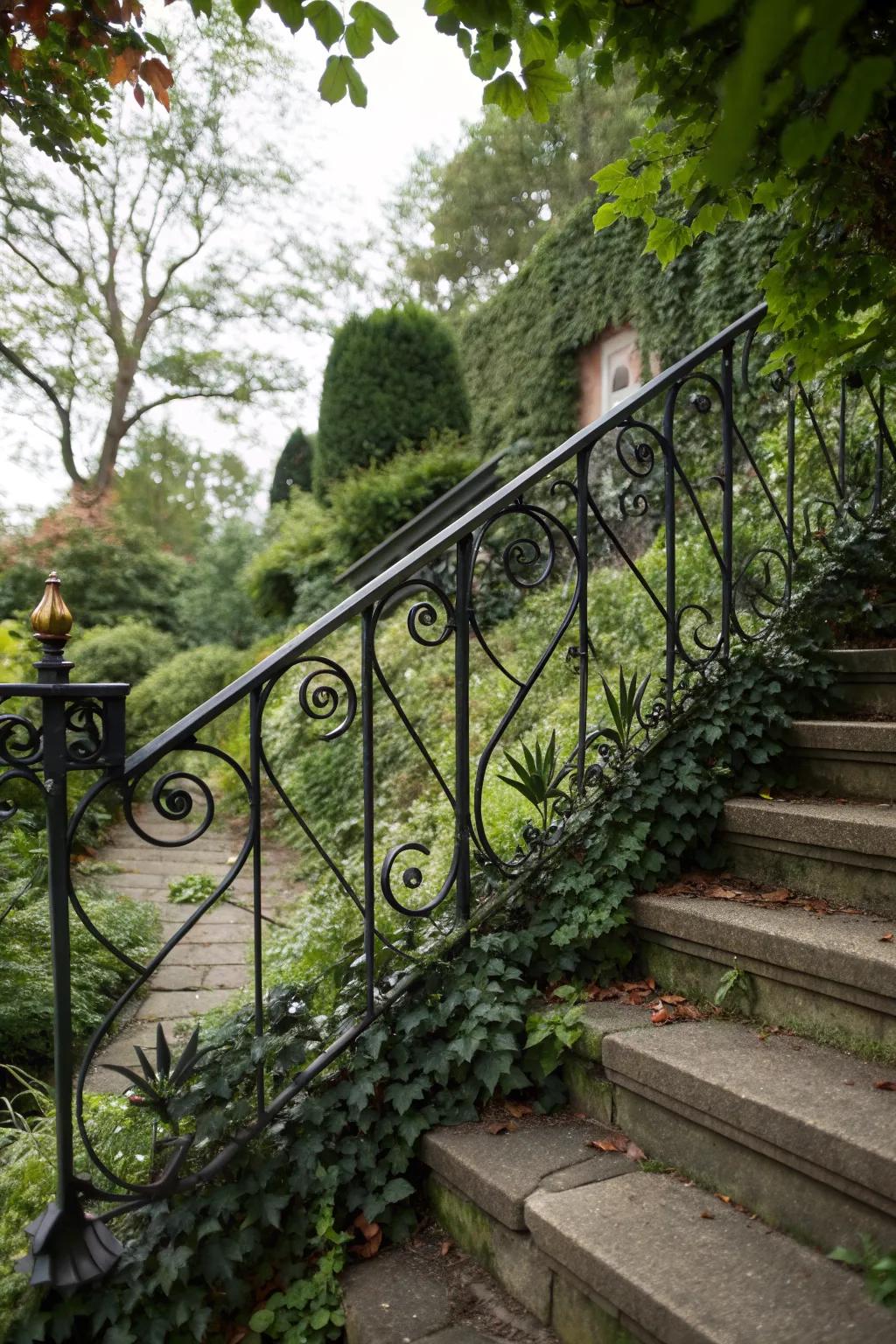 Iron Rails 17+ Wrought Iron Railing Ideas: Transform Your Garden Spaces