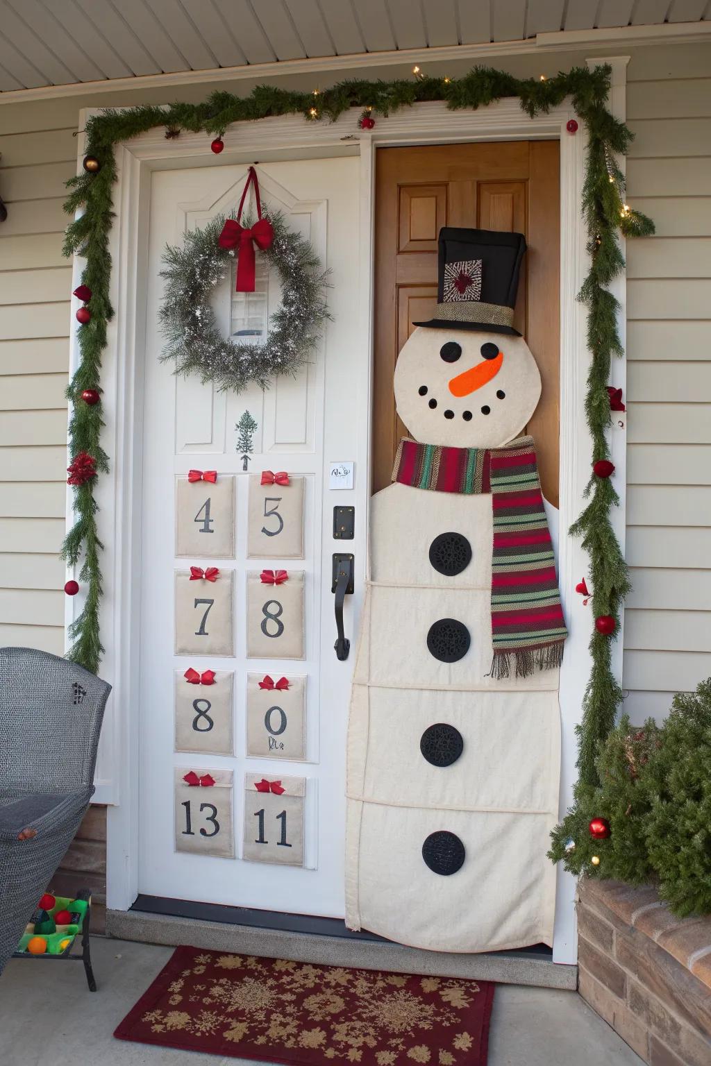 Snowman Door Decoration Ideas: Brighten Up Your Entry This Winter