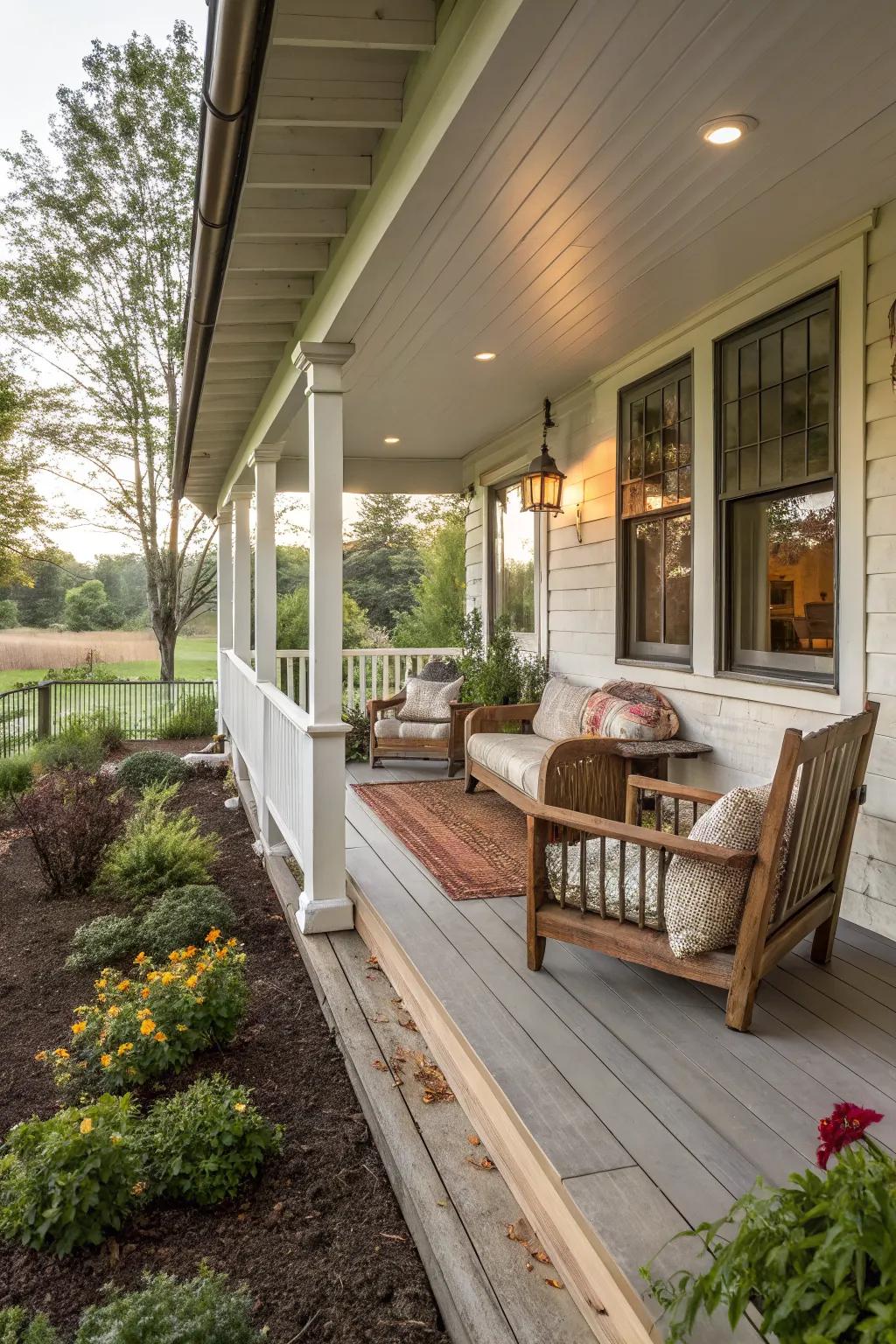 Farmhouse Front Porch Railing Ideas: Upgrade Your Entryway Style