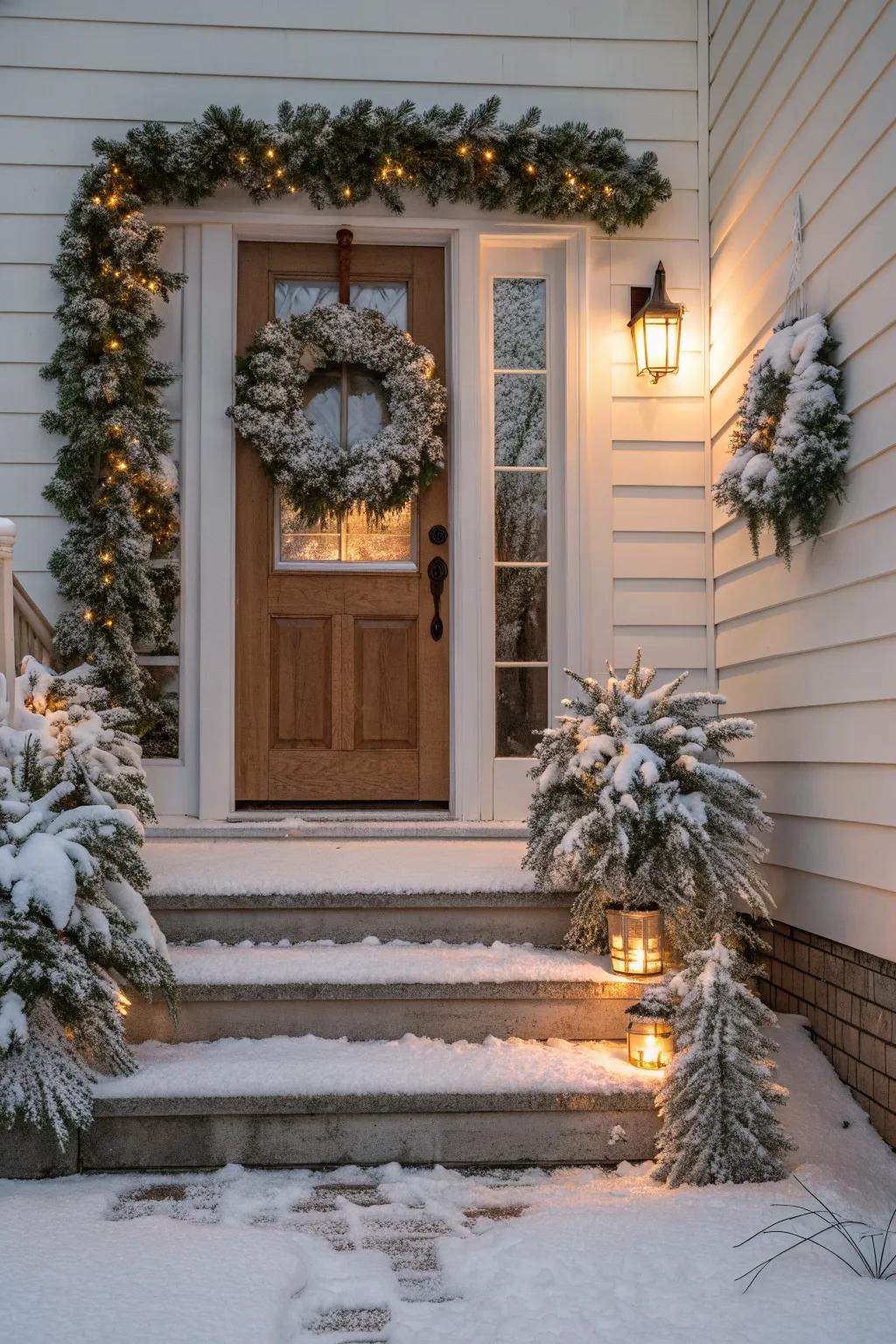 16+ Front Door Garland Ideas: Welcome Guests With a Fresh Look