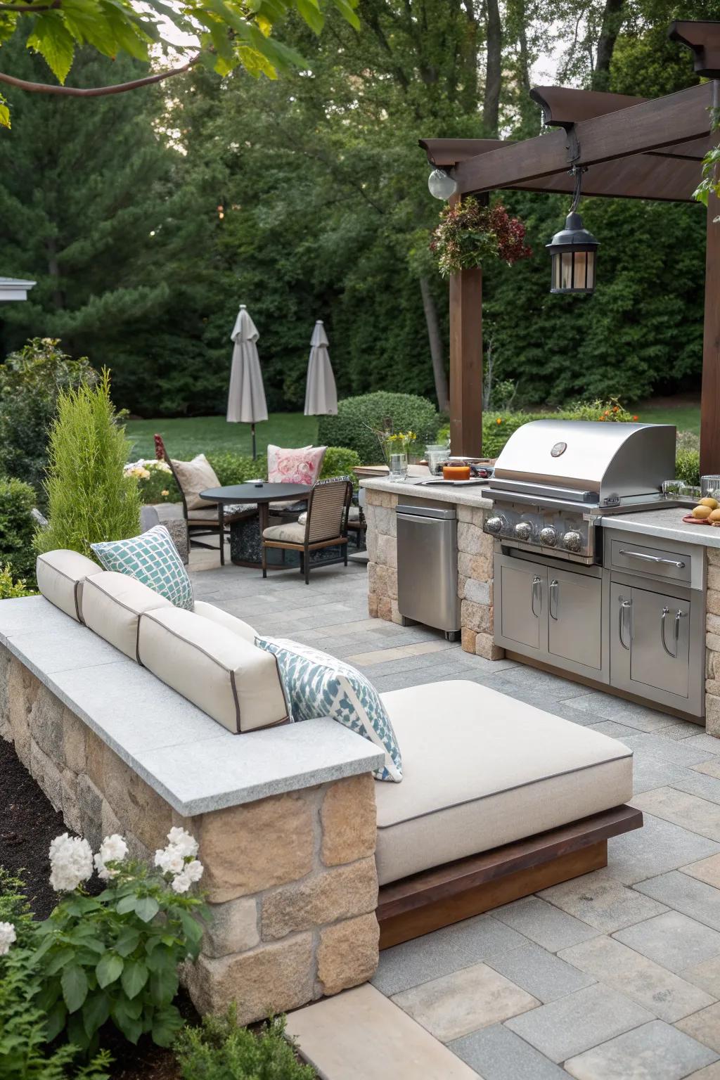Outdoor Grill Island Ideas: Create a Welcoming Backyard Space