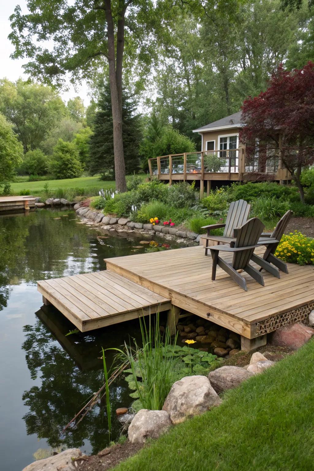 17+ Small Pond Dock Ideas: Create a Relaxing Spot in Your Backyard