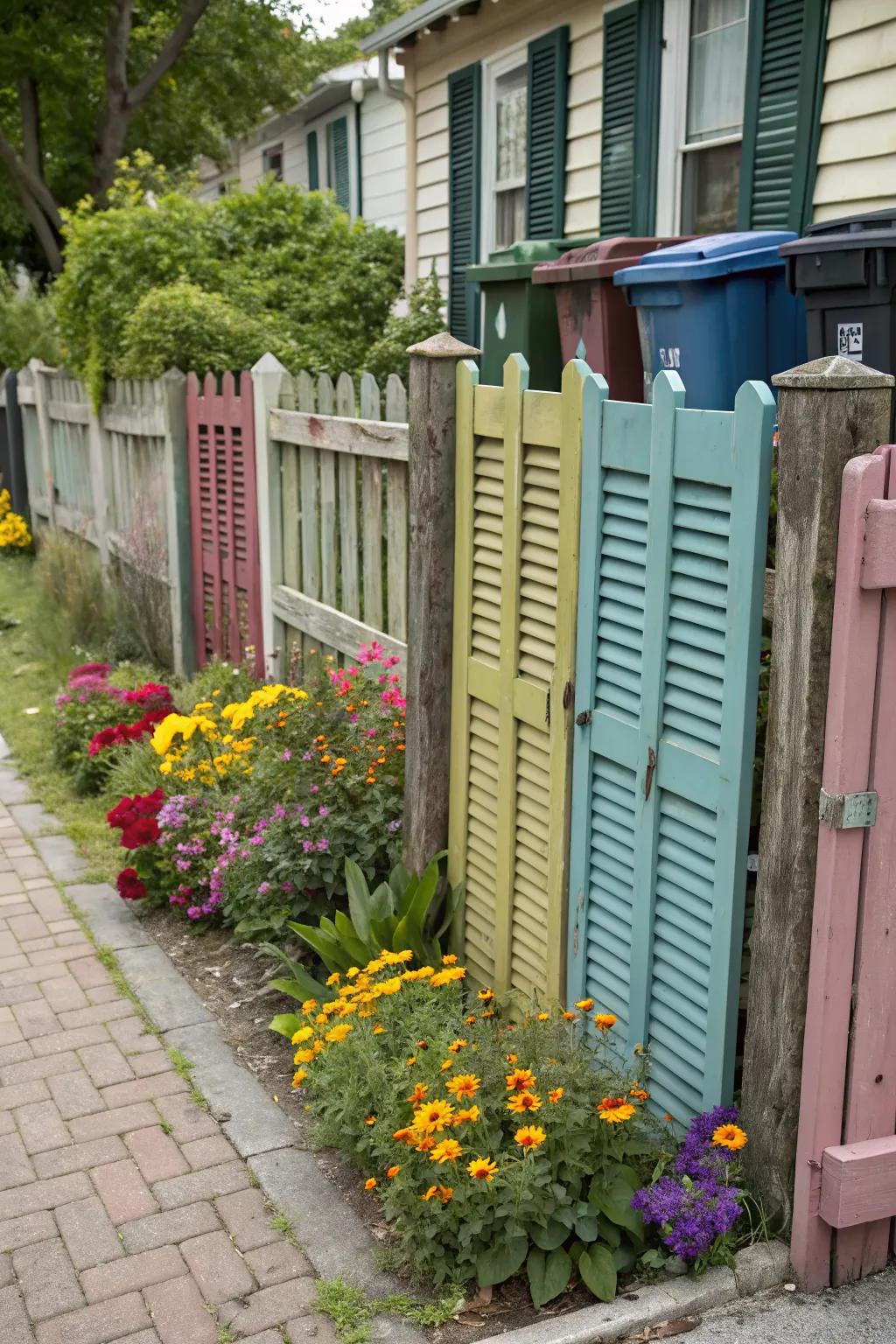 Shutter For Garbage Trash Can Fence Ideas: Smart Solutions to Hide Your Bins Outdoors