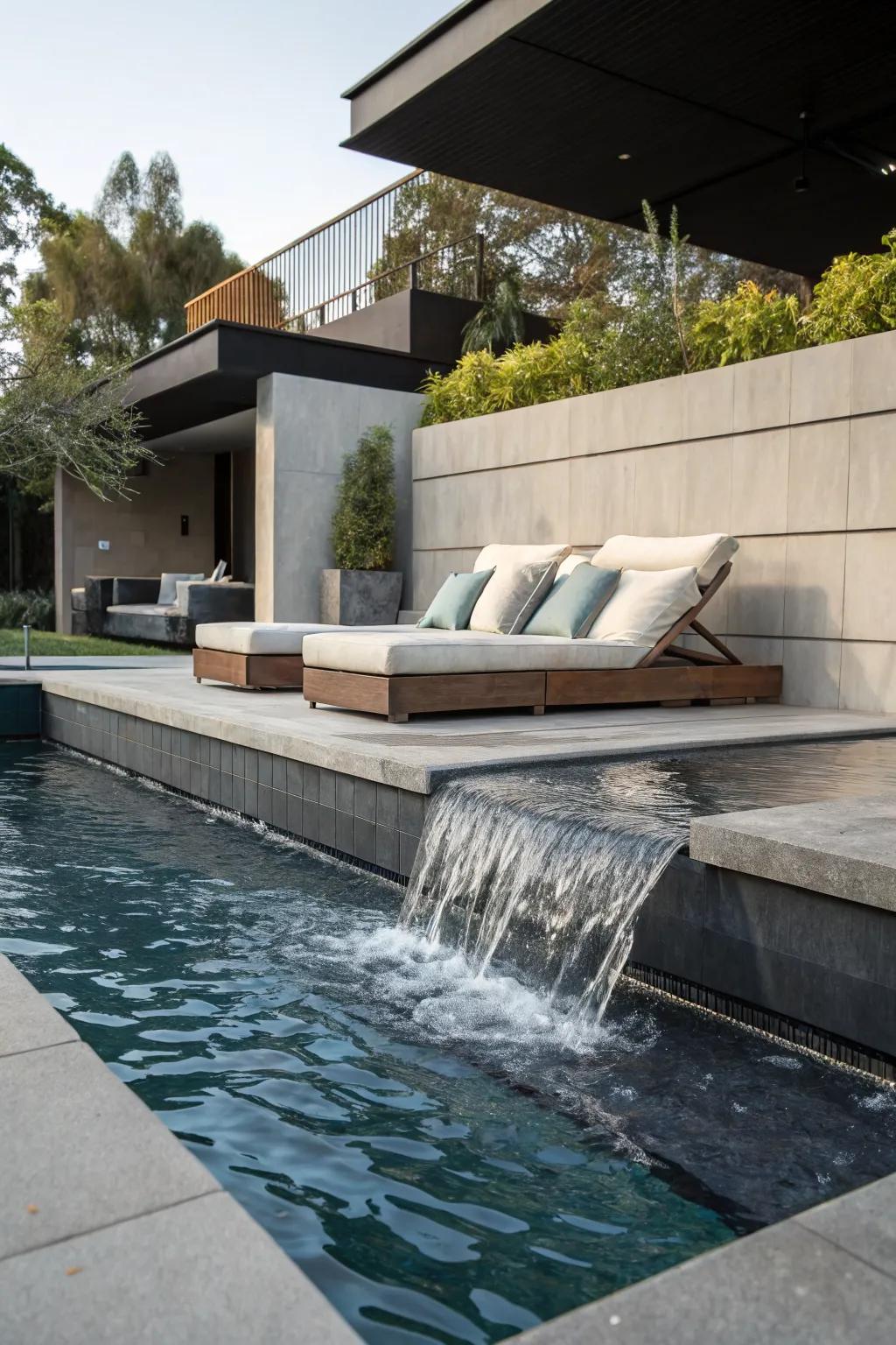7+ Modern Pool Waterfall Ideas: Upgrade Your Outdoor Space