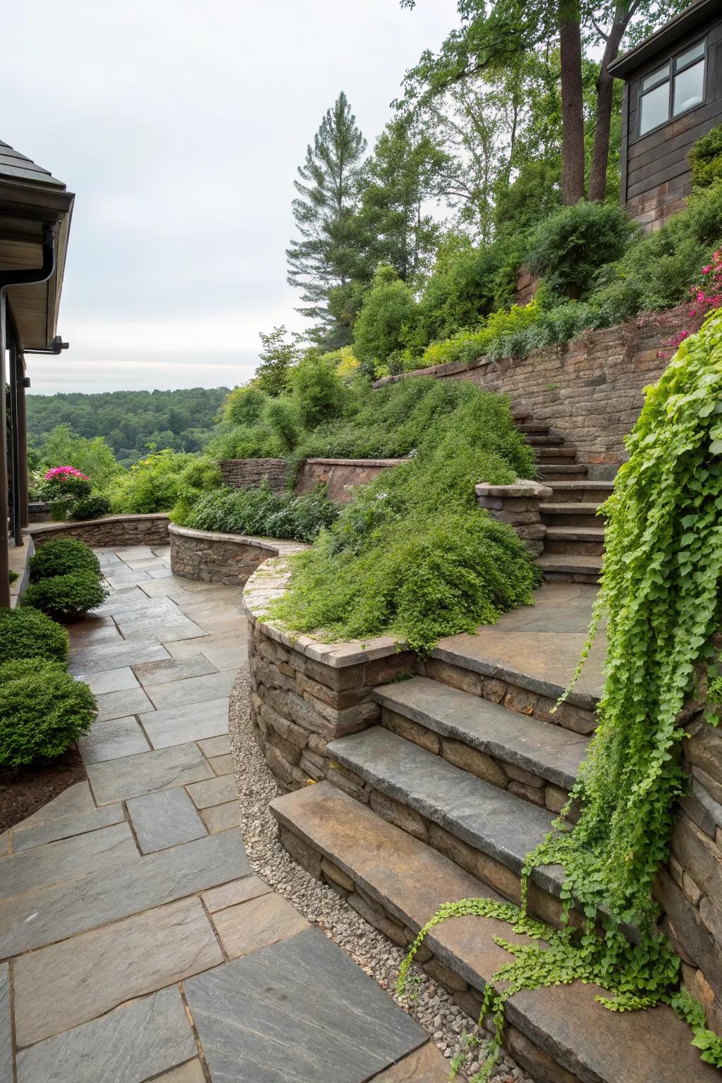 Slate Walkway Ideas: Transform Your Garden Paths with Stylish Designs