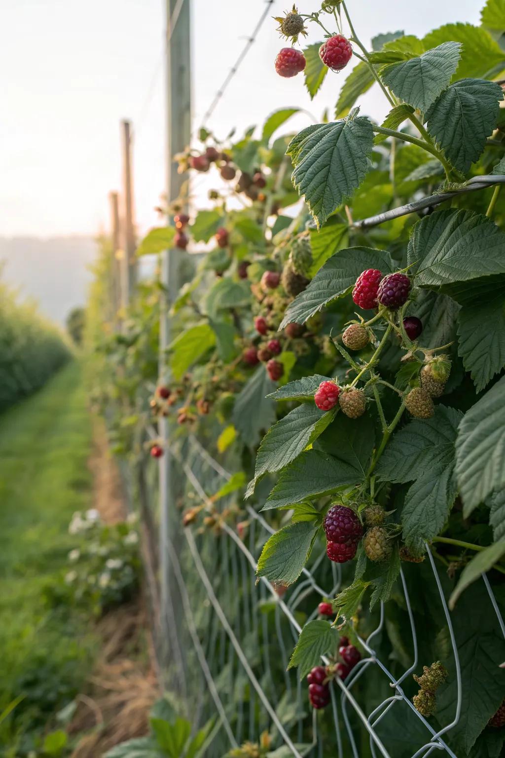 Berry String Trellis 16+ Berry Trellis Ideas: Grow Juicy Berries in Small Spaces