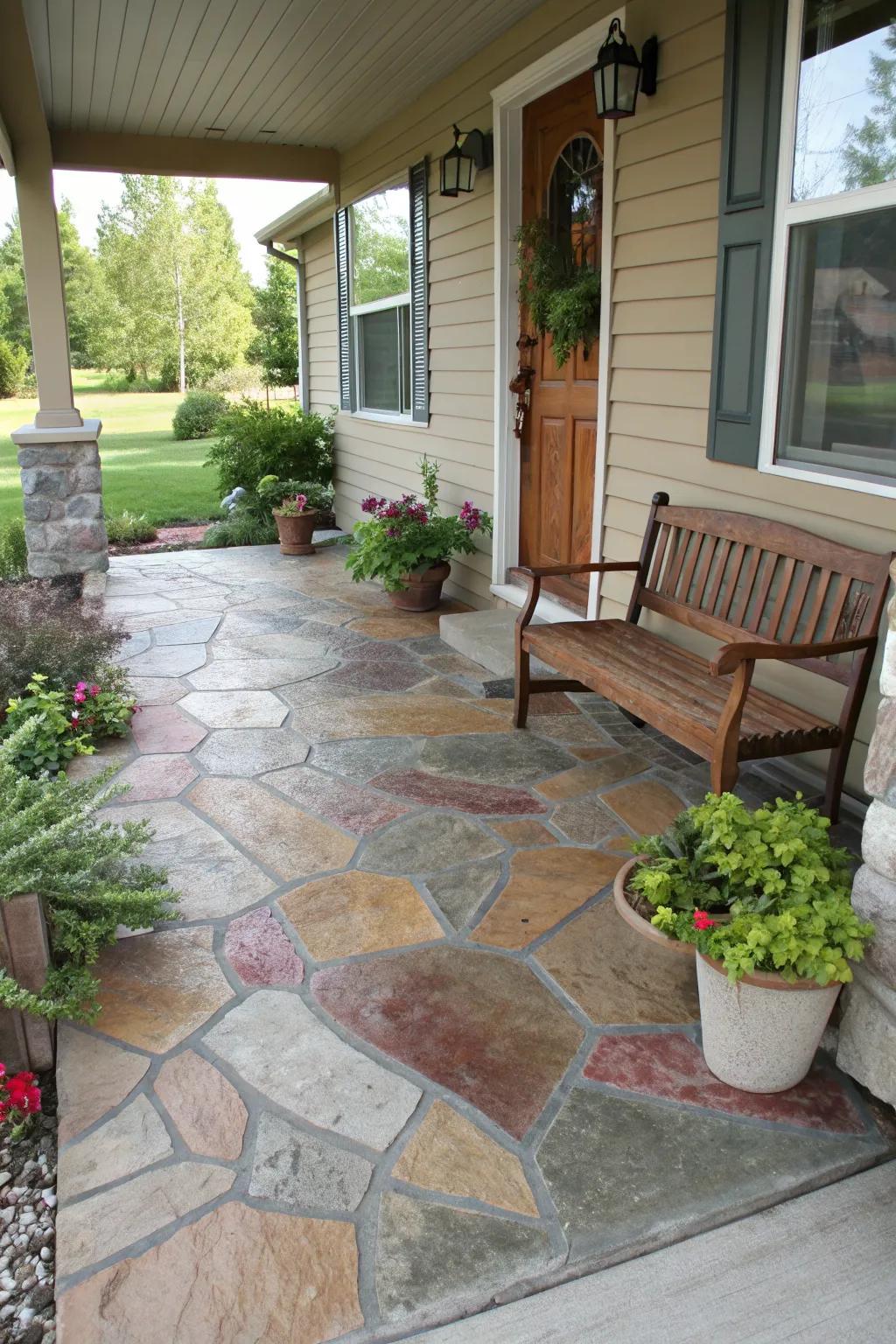 14+ Concrete Front Porch Makeover Ideas: Simple Ways to Refresh Your Entry