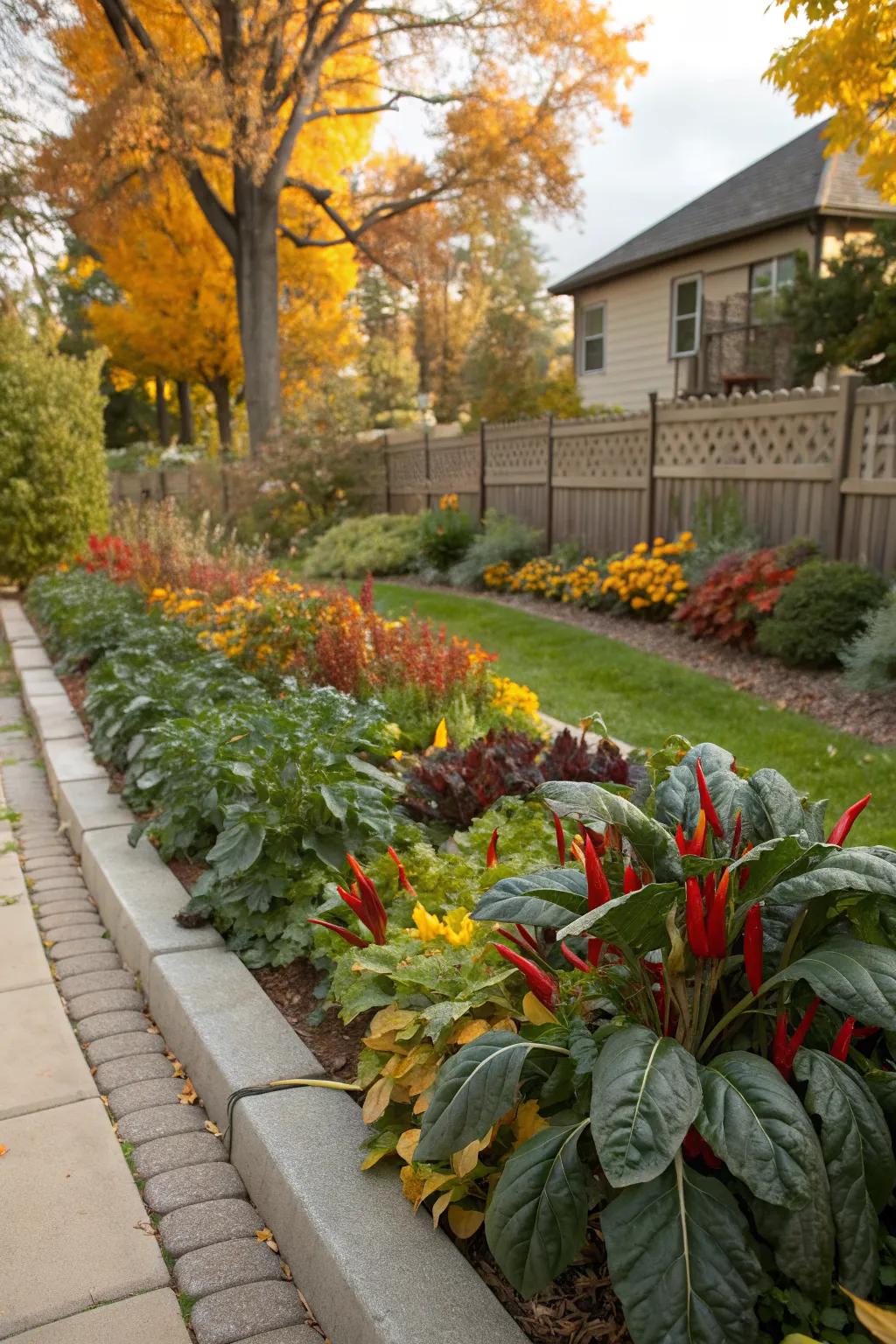 Fall Edge Border 20+ Fall Landscaping Ideas: Refresh Your Yard for the Season