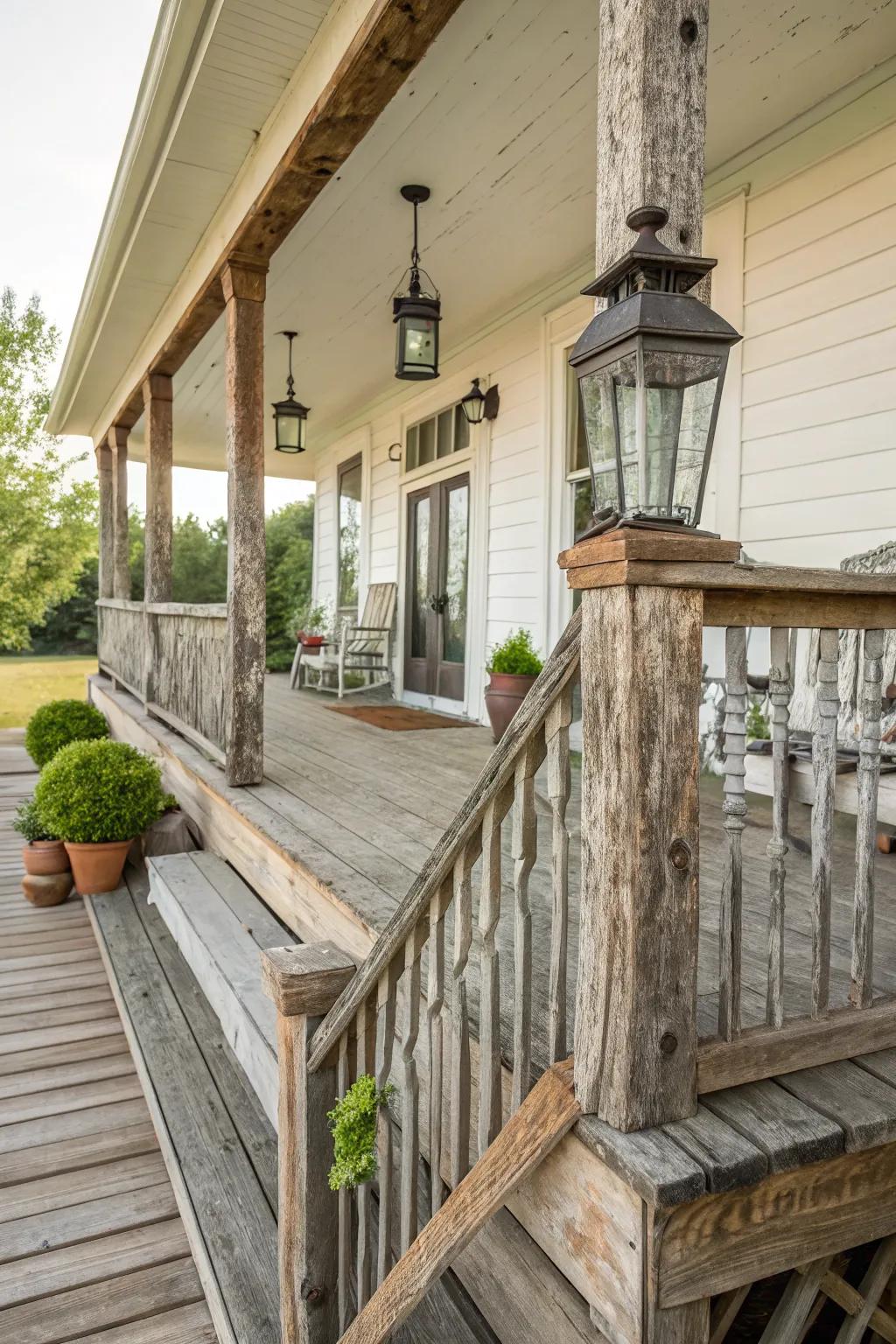 Farmhouse Front Porch Railing Ideas: Upgrade Your Entryway Style