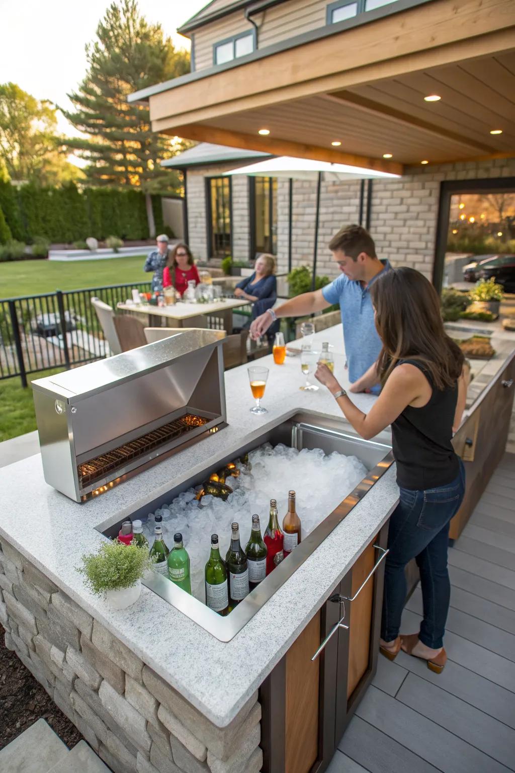 Outdoor Kitchen Bar Ideas: Entertain Friends and Family Outside
