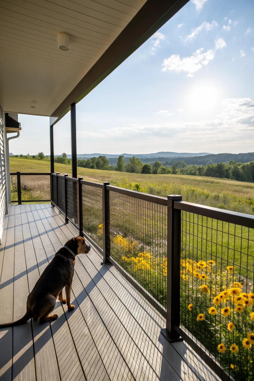 Patio Railing Mesh Porch Railing Ideas: Simple Ways to Refresh Your Outdoor Space
