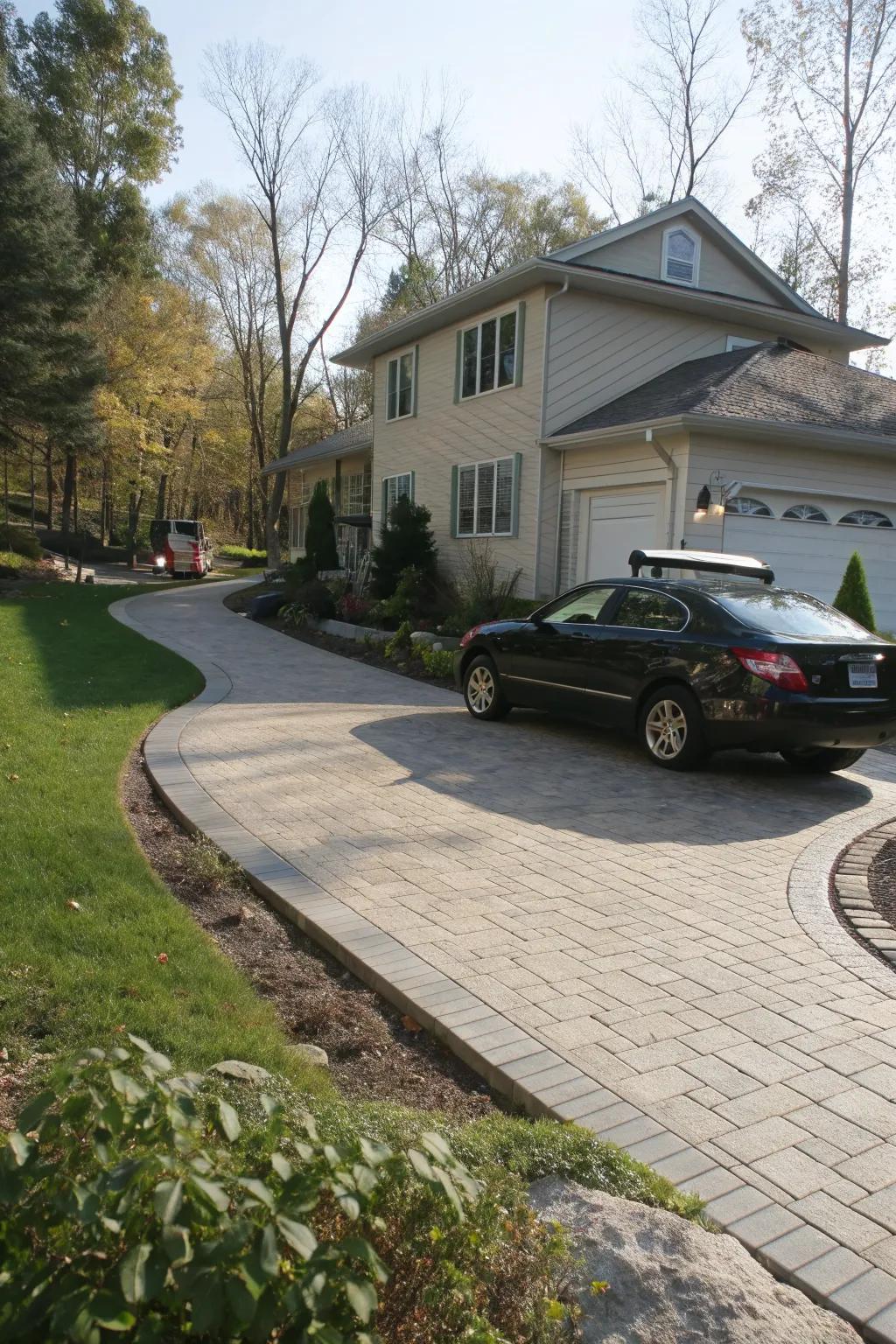 Sloped Driveway Ideas: Transform Your Entryway with Style