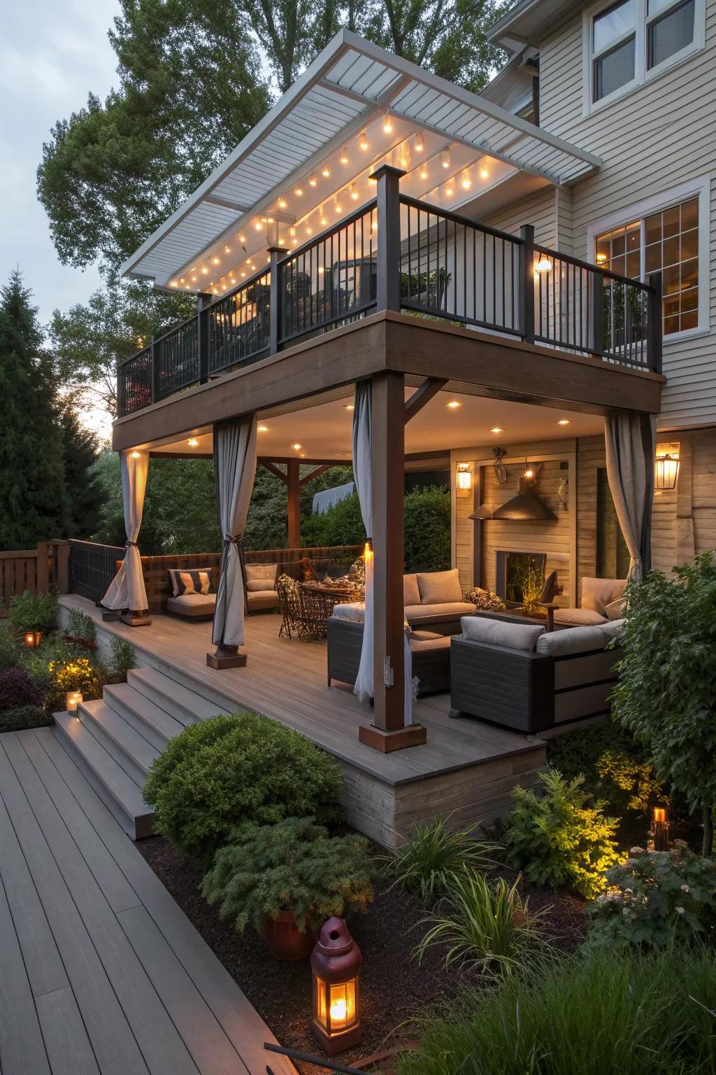 18+ Split-Level 2 Level Deck Designs: Fresh Ways to Transform Your Backyard