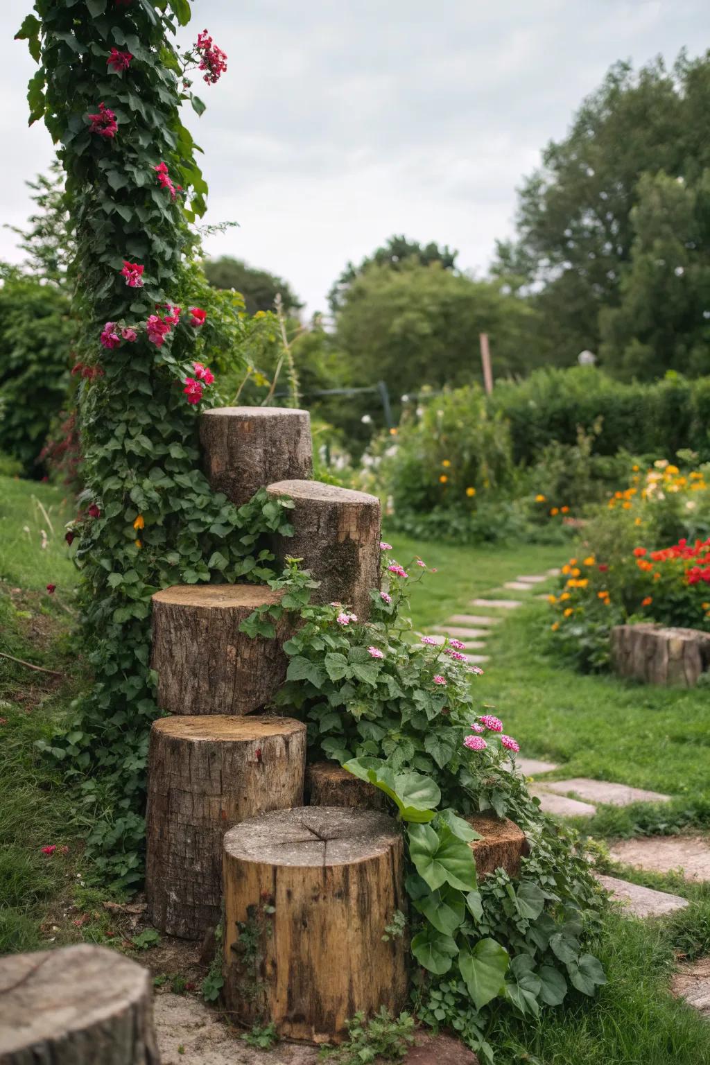 Tree Stump Landscaping Ideas: Transform Your Yard with Unique Features