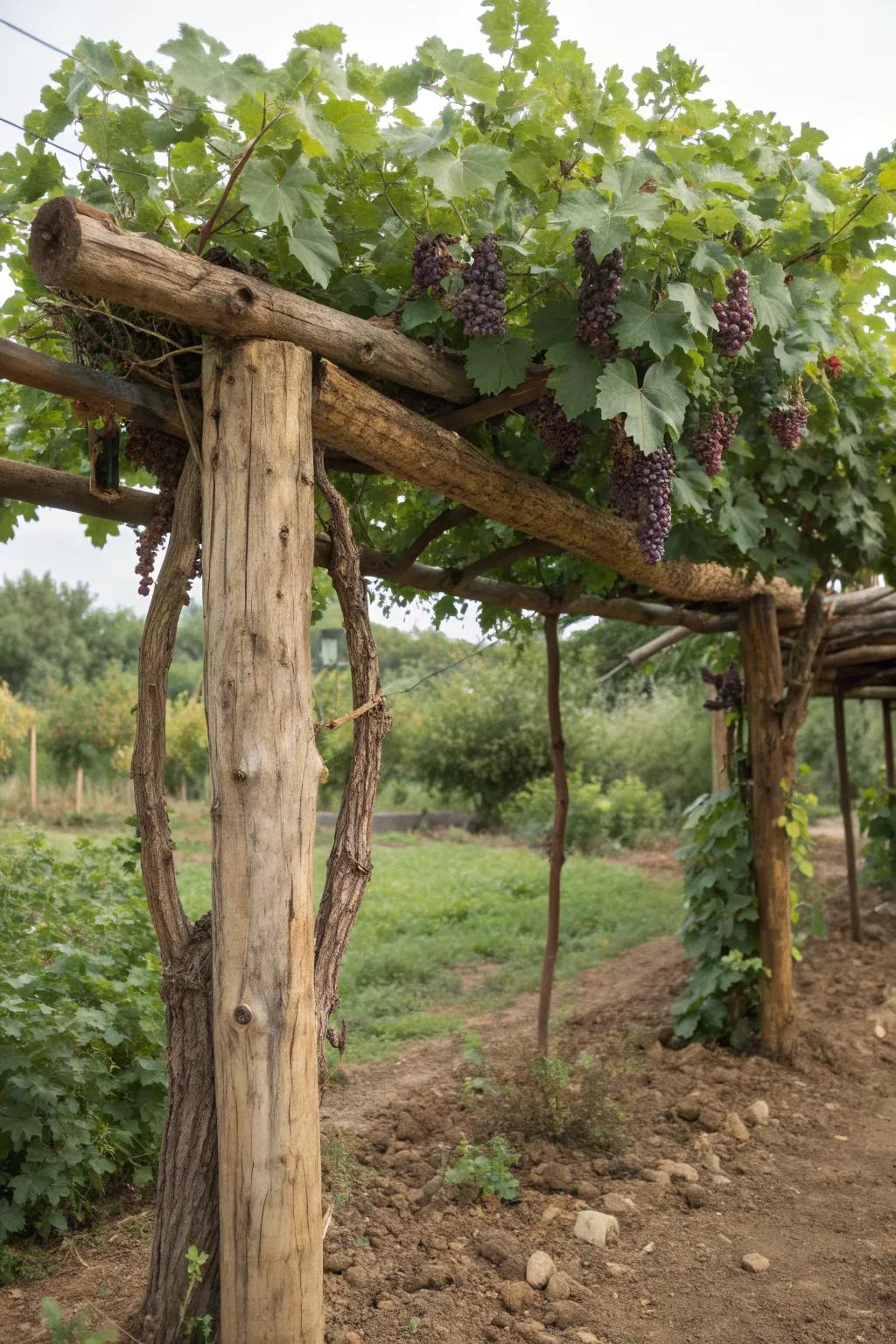 Rustic Mod Grape Grape Vine Support Ideas: Simple Ways to Boost Your Garden's Potential