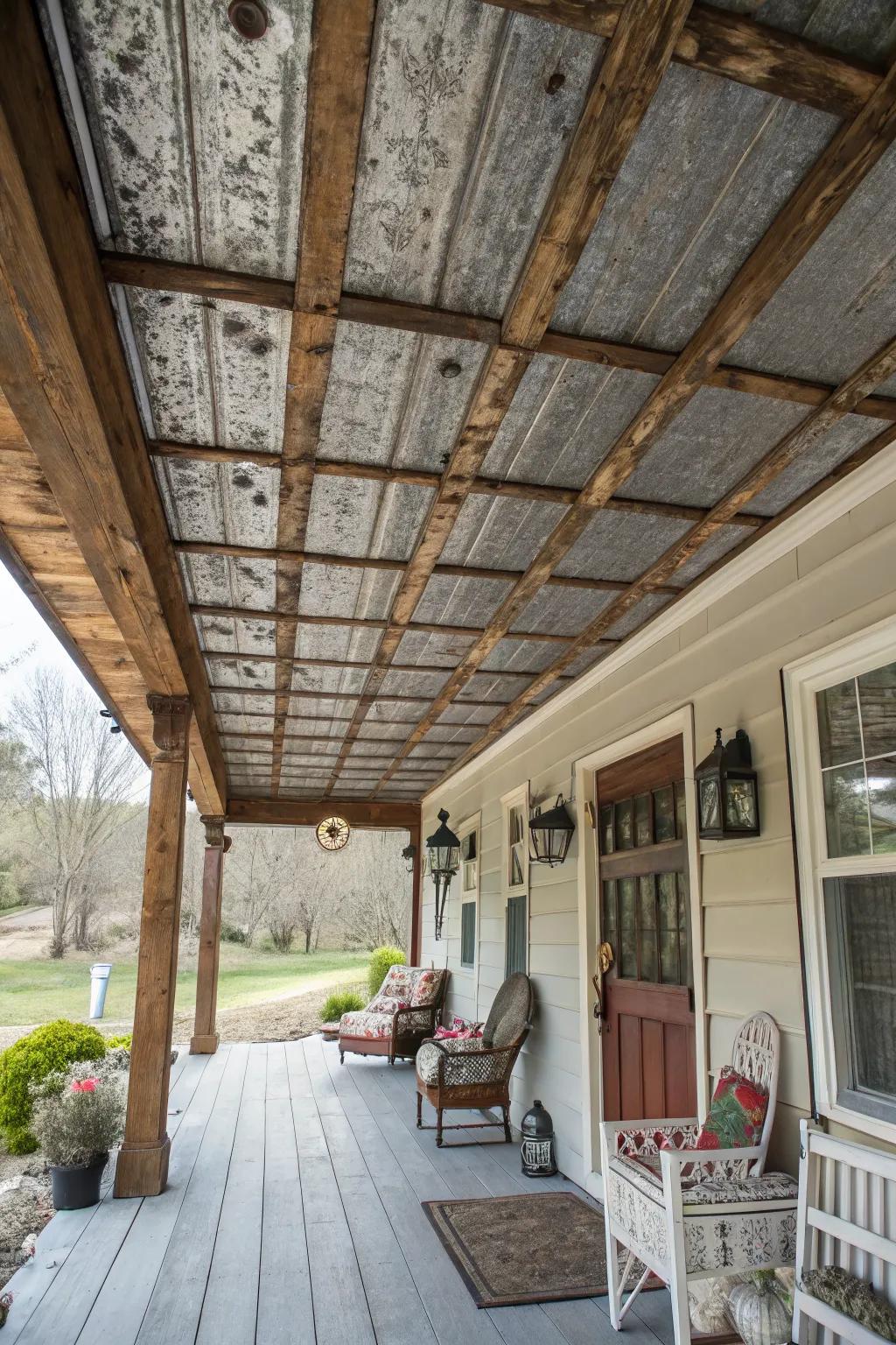 20+ Rustic Porch Ceiling Ideas: Create a Relaxing Outdoor Retreat