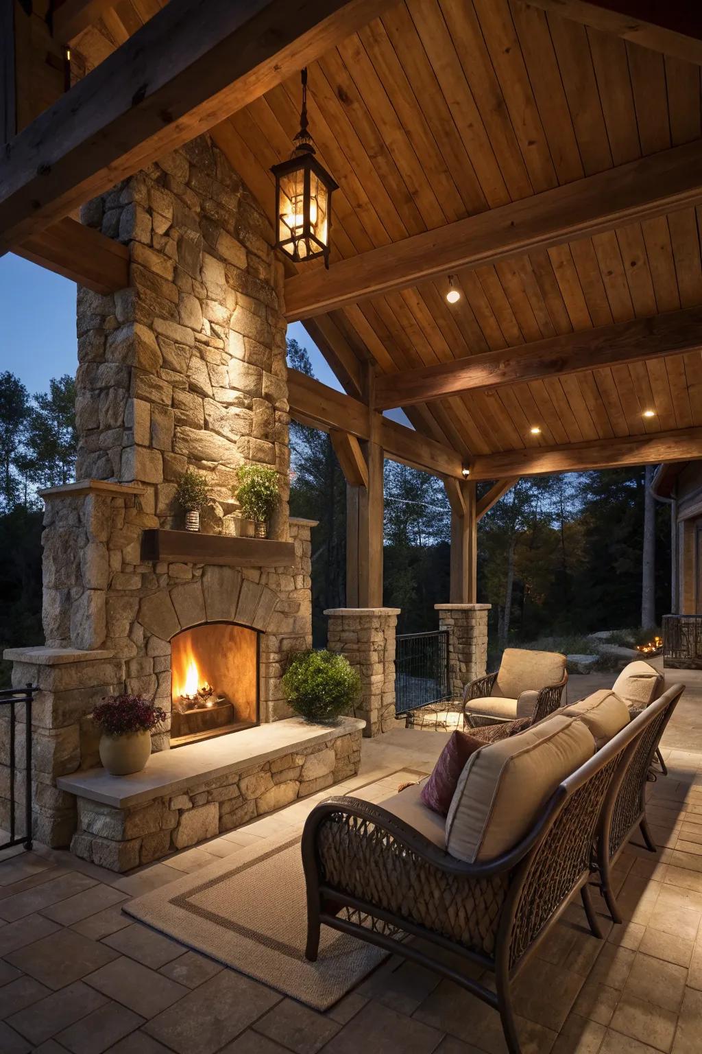 20+ Rustic Porch Ceiling Ideas: Create a Relaxing Outdoor Retreat