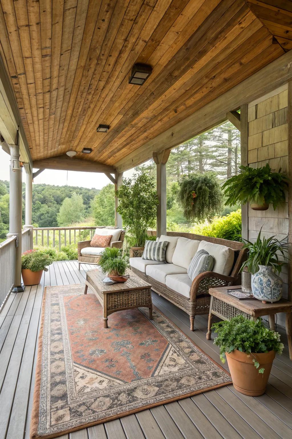 20+ Rustic Porch Ceiling Ideas: Create a Relaxing Outdoor Retreat