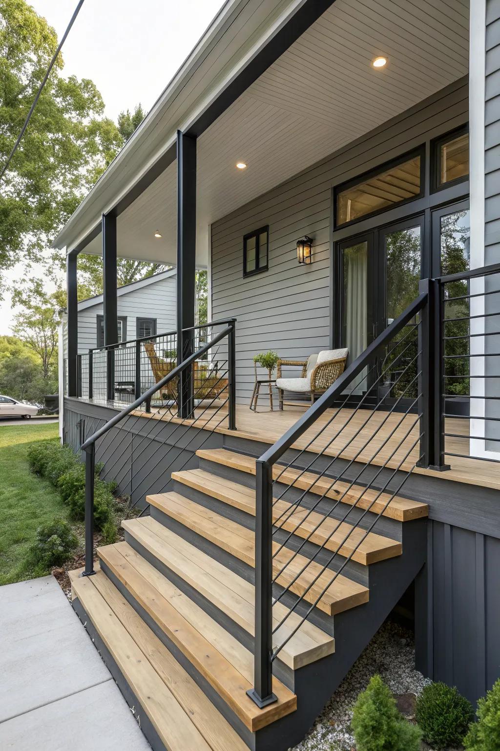 14+ Black Porch Railing Ideas: Easy Ways to Refresh Your Outdoor Space
