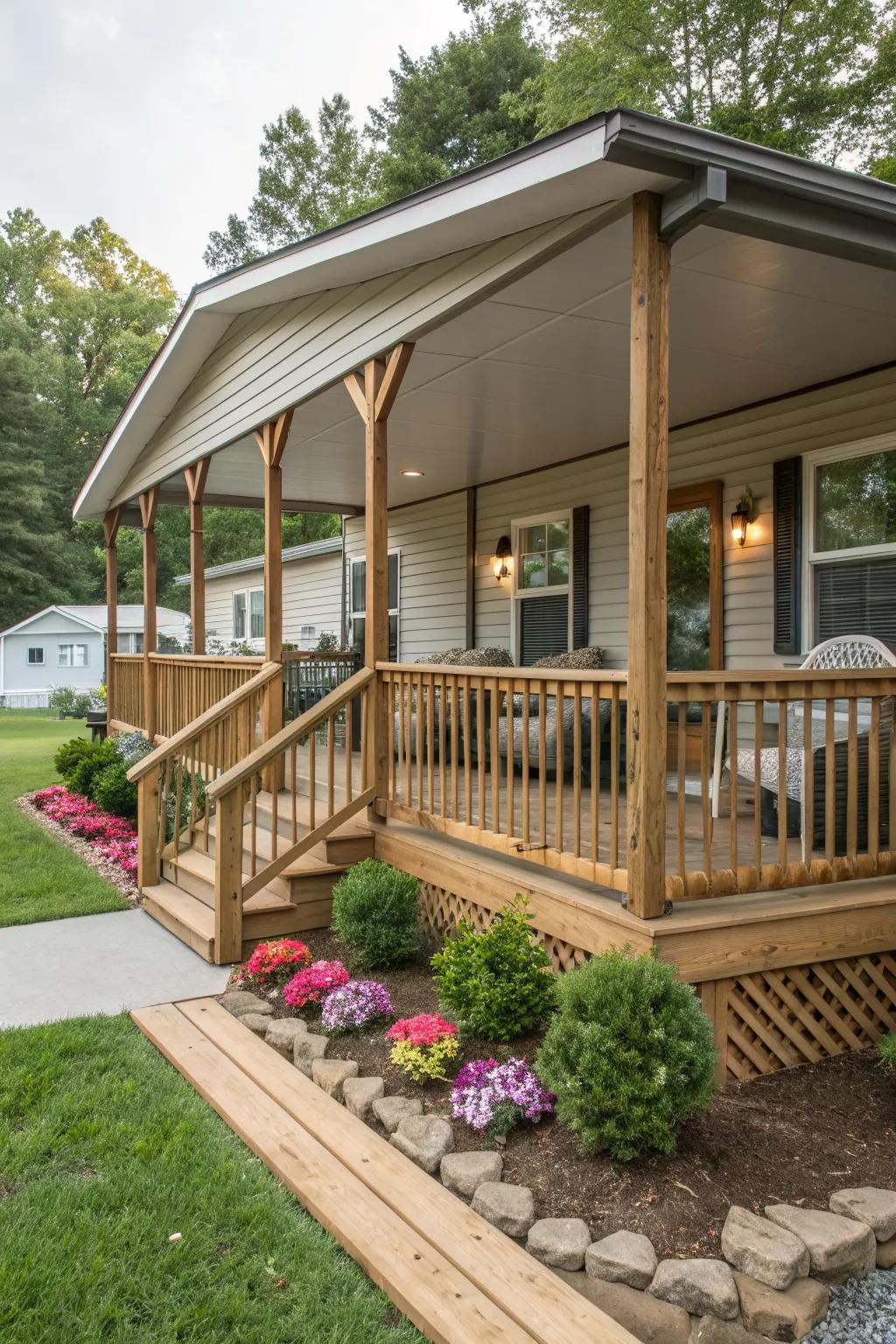 Double Wide Mobile Home Porch Ideas: Refresh Your Entryway Design