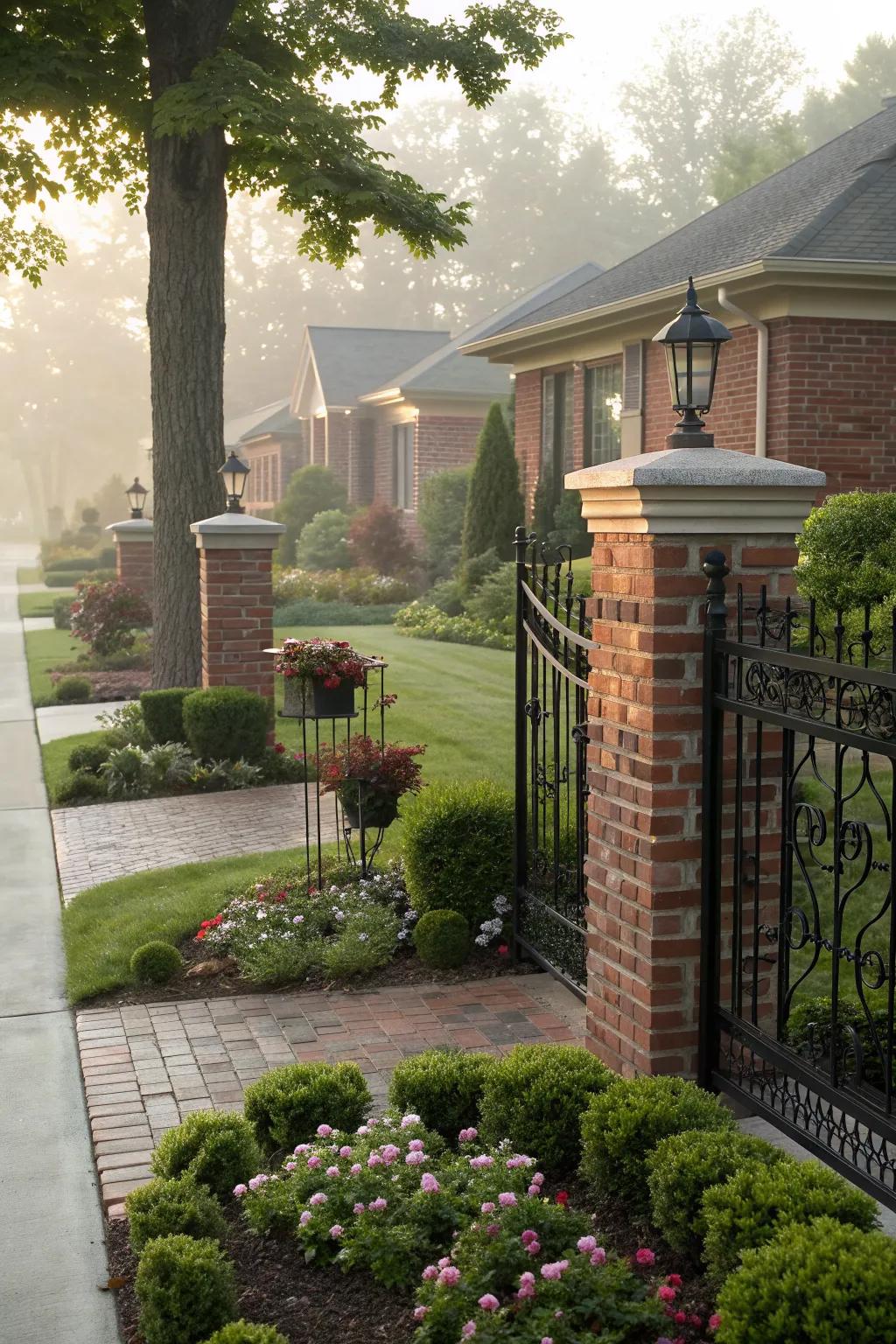 Front Yard Brick Fence Ideas: Boost Your Curb Appeal Today