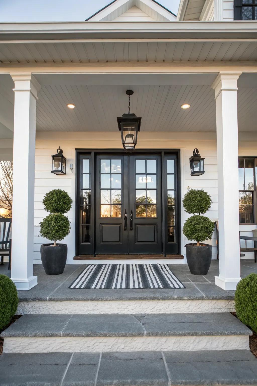 11+ Modern Farmhouse Front Porch: Simple Ideas to Refresh Your Entryway