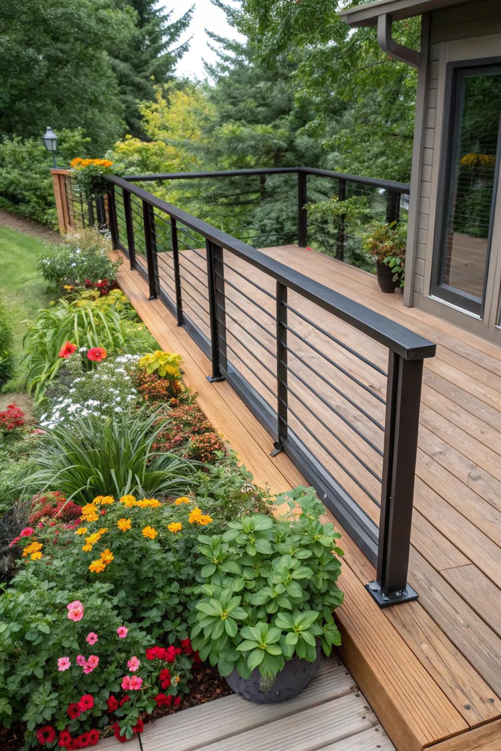 16+ Modern Horizontal Deck Railing Ideas: Upgrade Your Outdoor Space